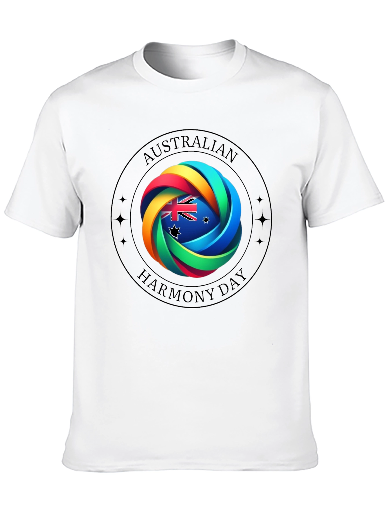 Australian Harmony Day Black T-Shirt - 10