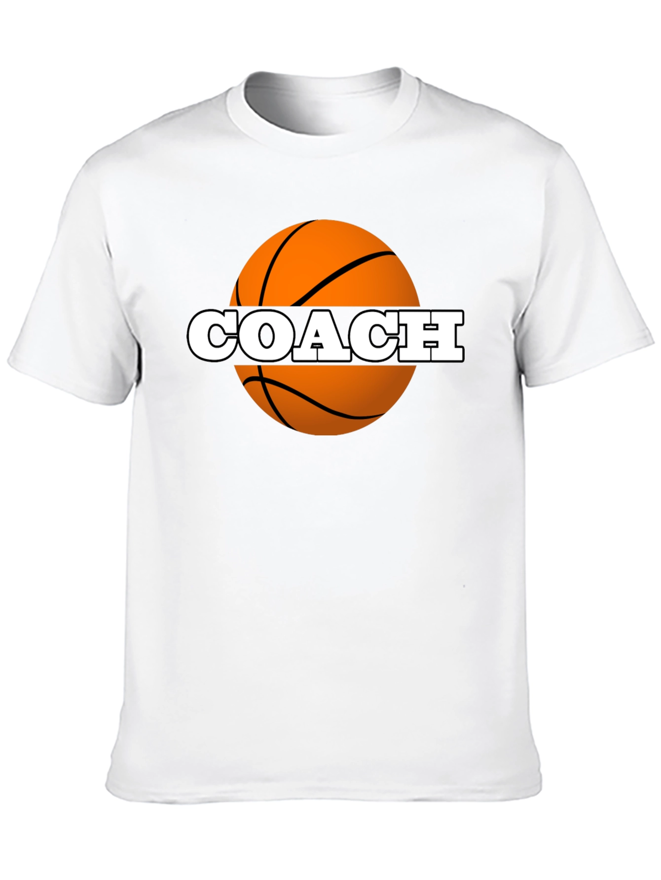 Black Basketball Coach Graphic Tee - Black view 10