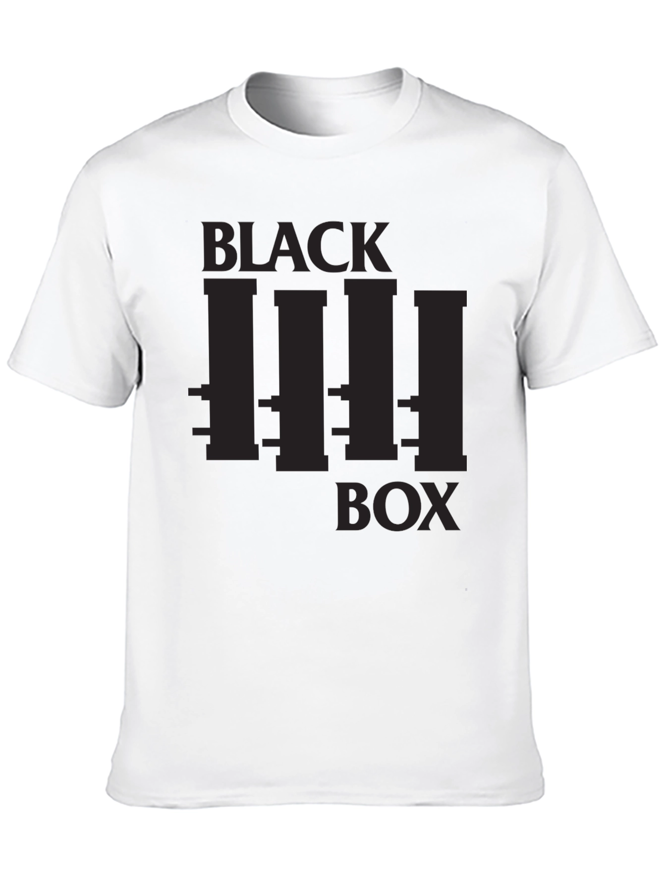 Black Black Box Graphic Tee - Stylish Minimalist Design view 10