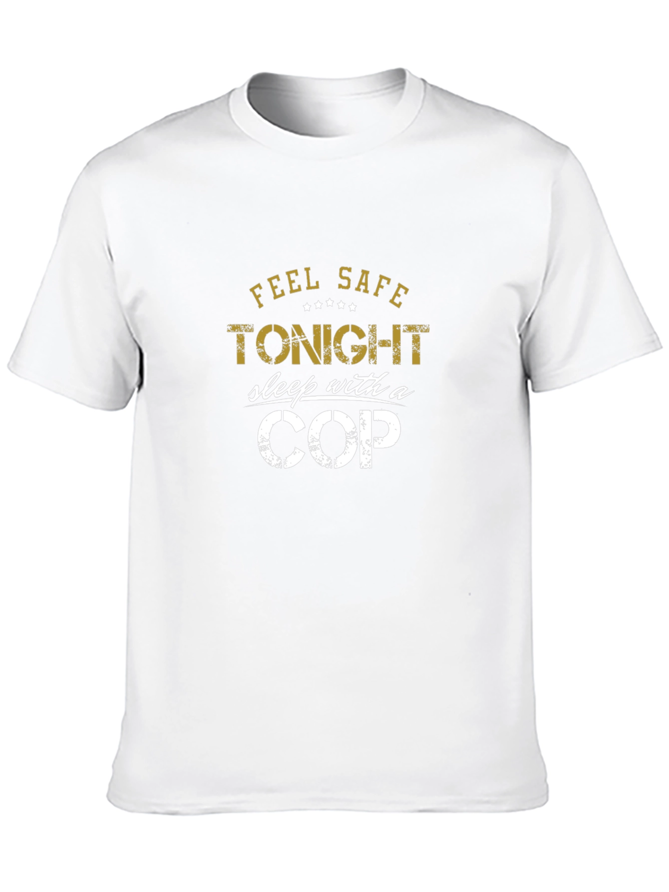 Black Feel Safe Tonight T-Shirt view 10