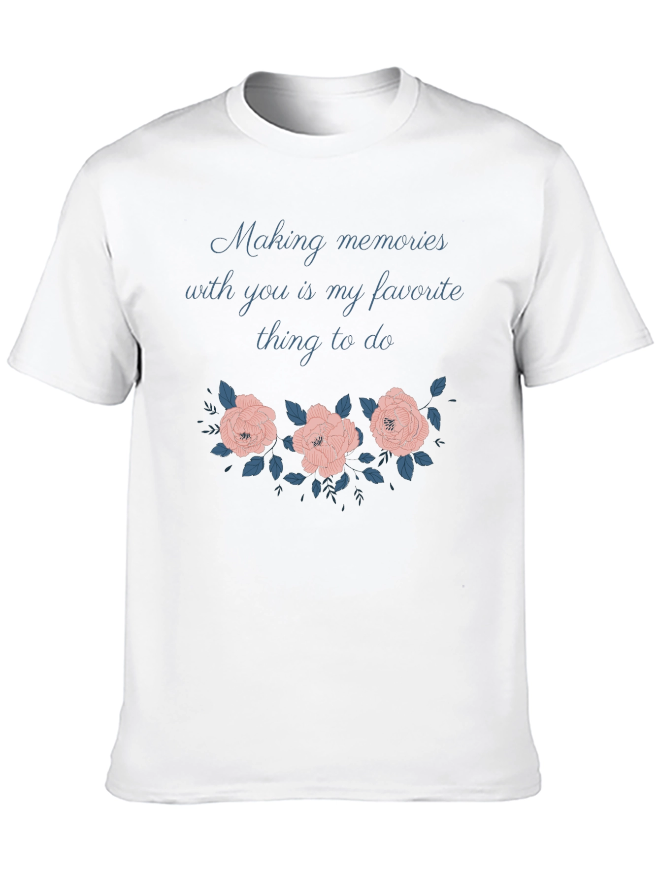 Black Making Memories Floral Graphic Tee - Unisex view 10