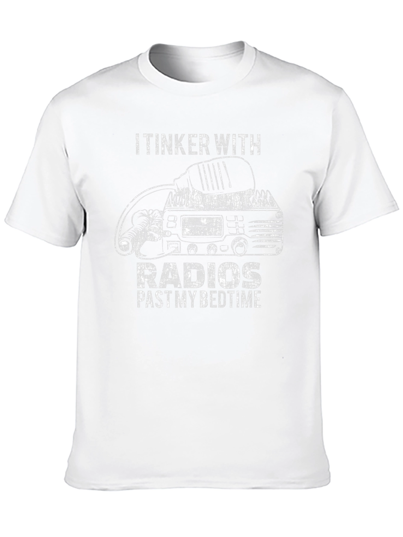 Black I Tinker With Radios T-Shirt view 10