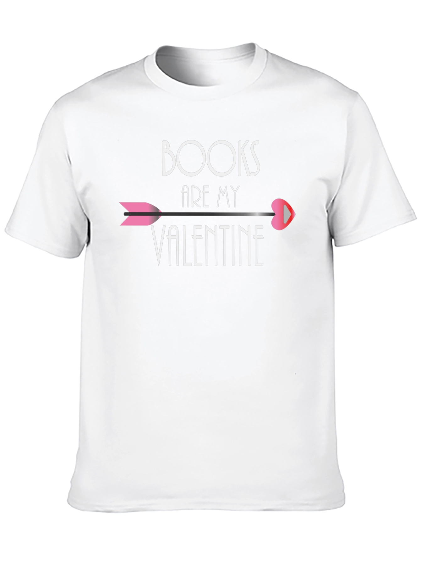 Black Books Are My Valentine Graphic T-Shirt view 10