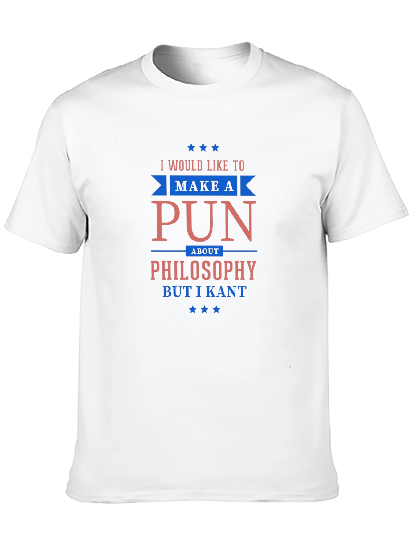 Black Funny Philosophy Pun T-Shirt - I Kant view 10