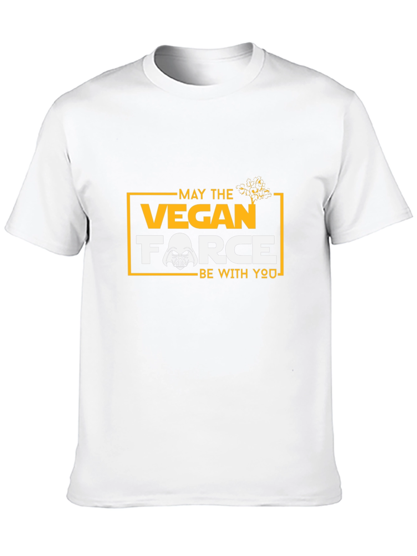 Vegan Force Star Wars Inspired Black T-Shirt - 10