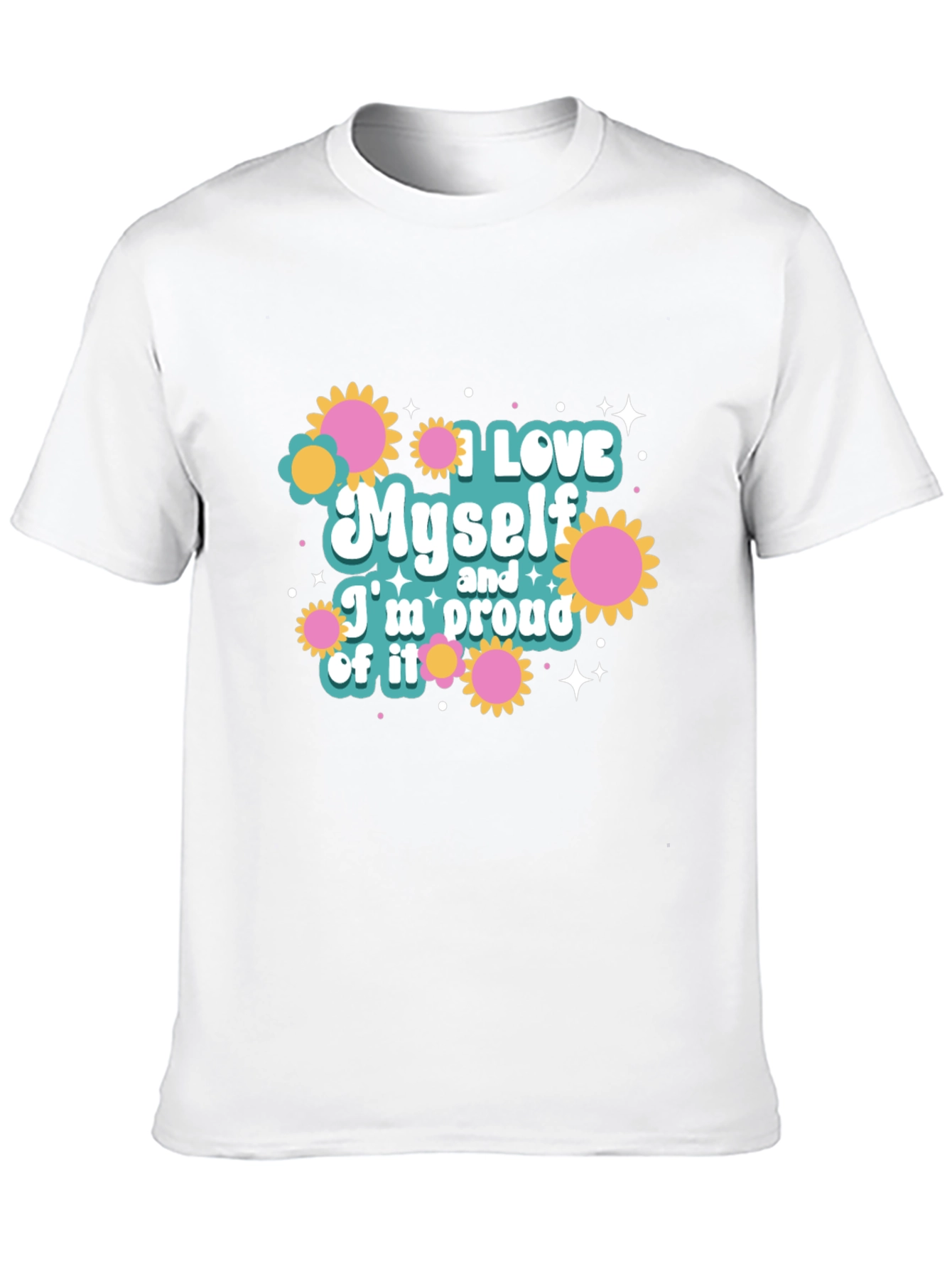 Black I Love Myself Graphic Tee view 10