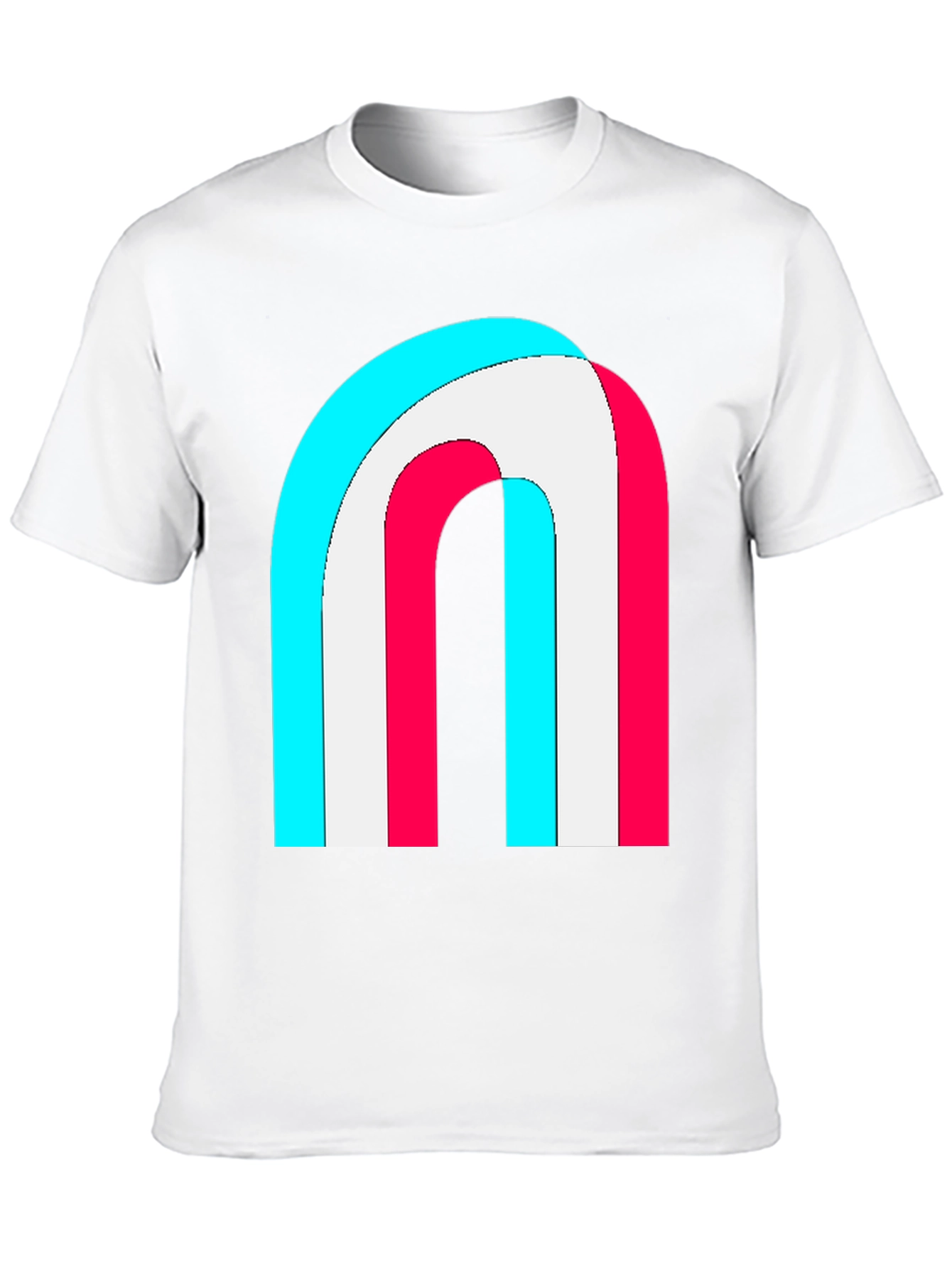 Black Retro Rainbow Arch Graphic Tee - Stylish Comfort view 10