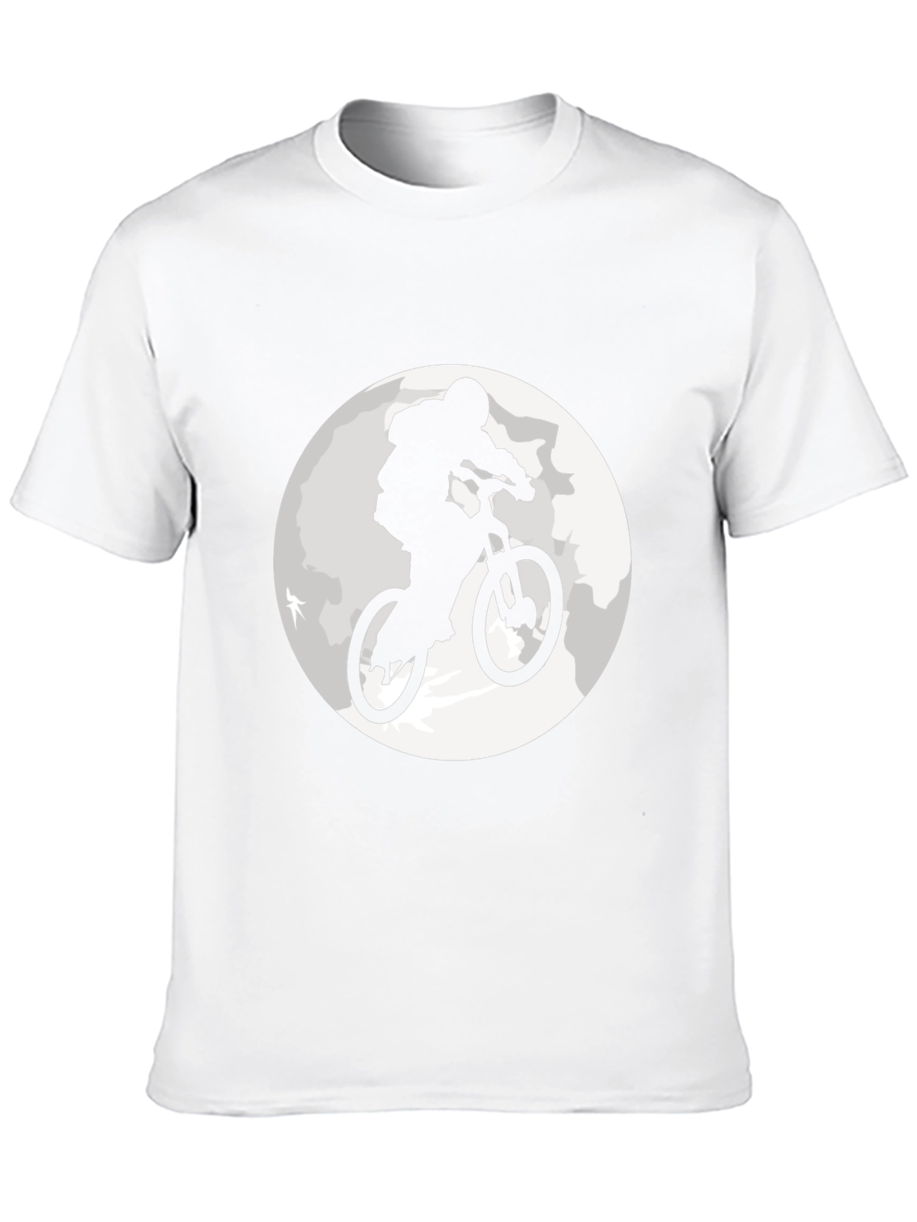 Black Mountain Bike Moon Graphic T-Shirt view 10