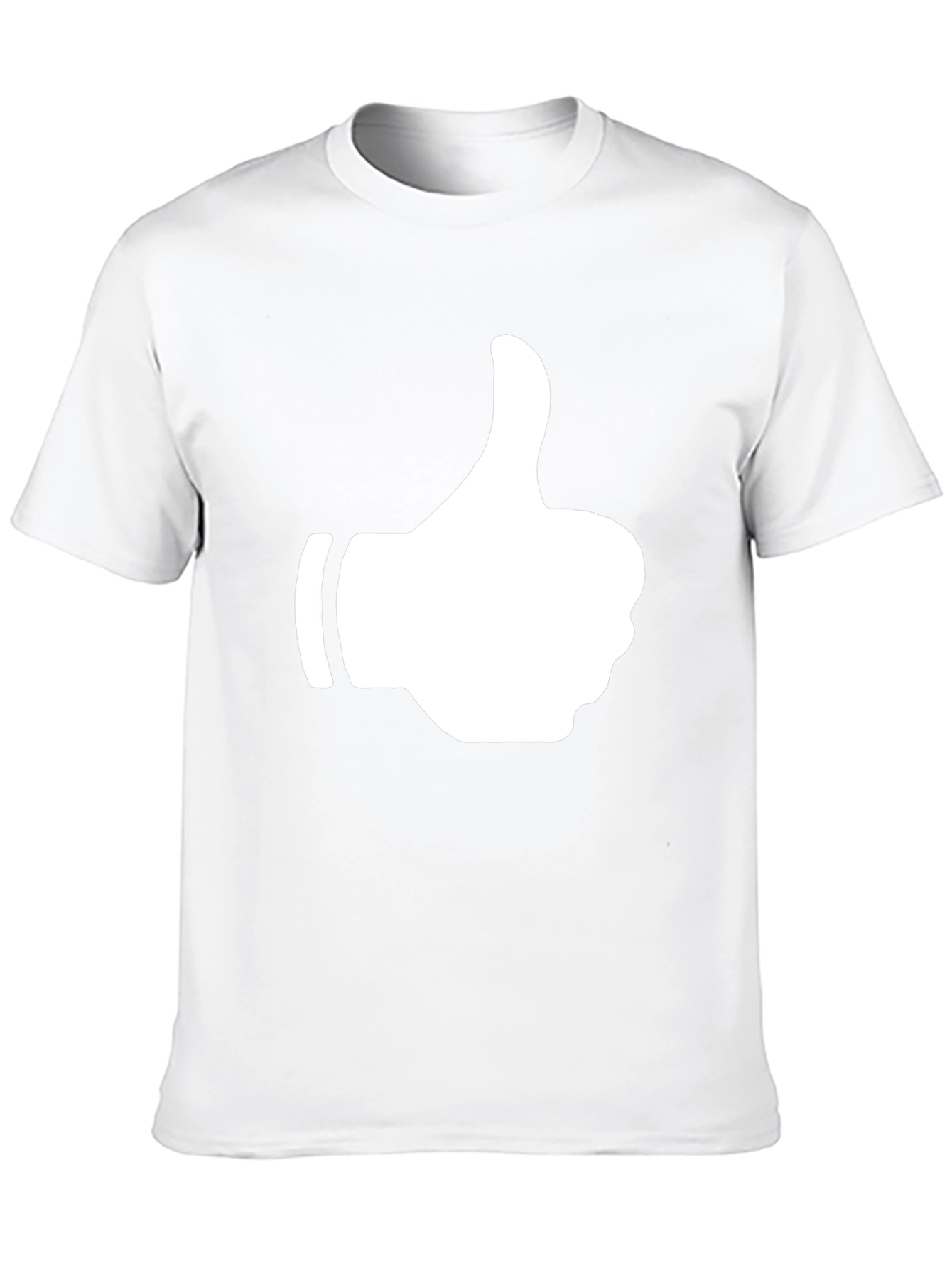 Black Thumbs Up Graphic Tee - Casual Comfort view 10