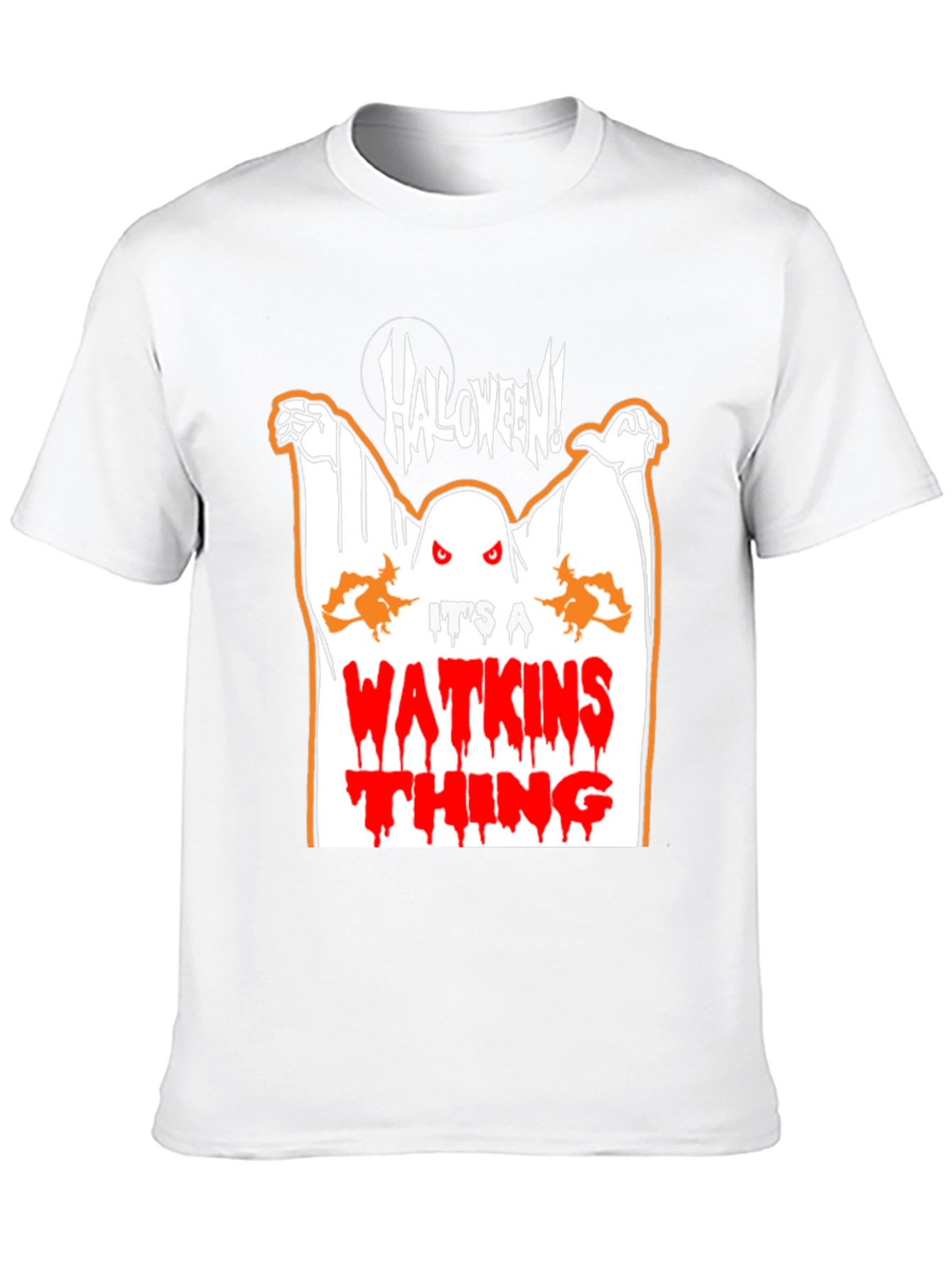 Black Halloween Watkins Thing T-Shirt view 10