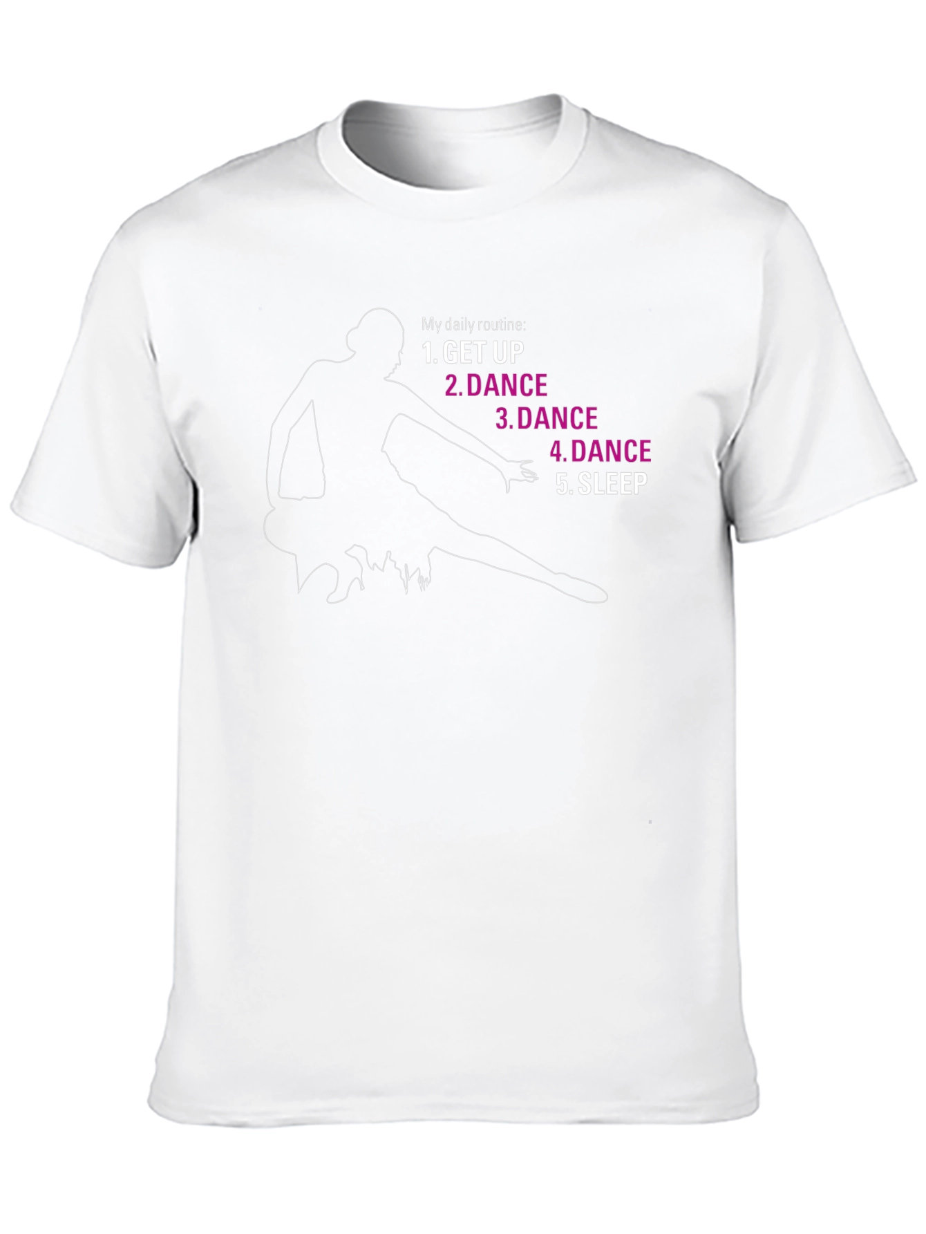 Black Dance Daily Routine Graphic T-Shirt - Black view 10