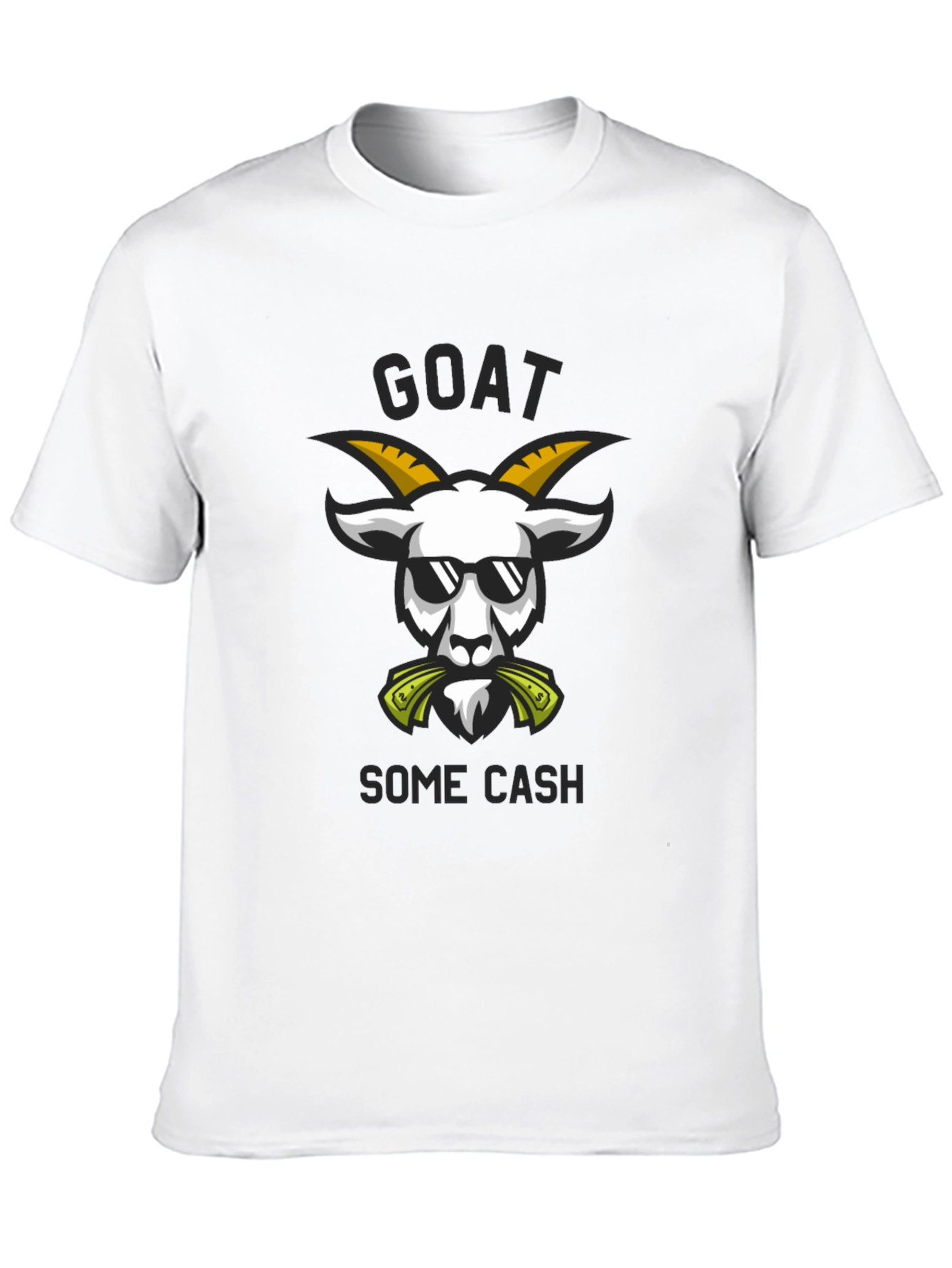 Black Goat Some Cash T-Shirt - Black view 10