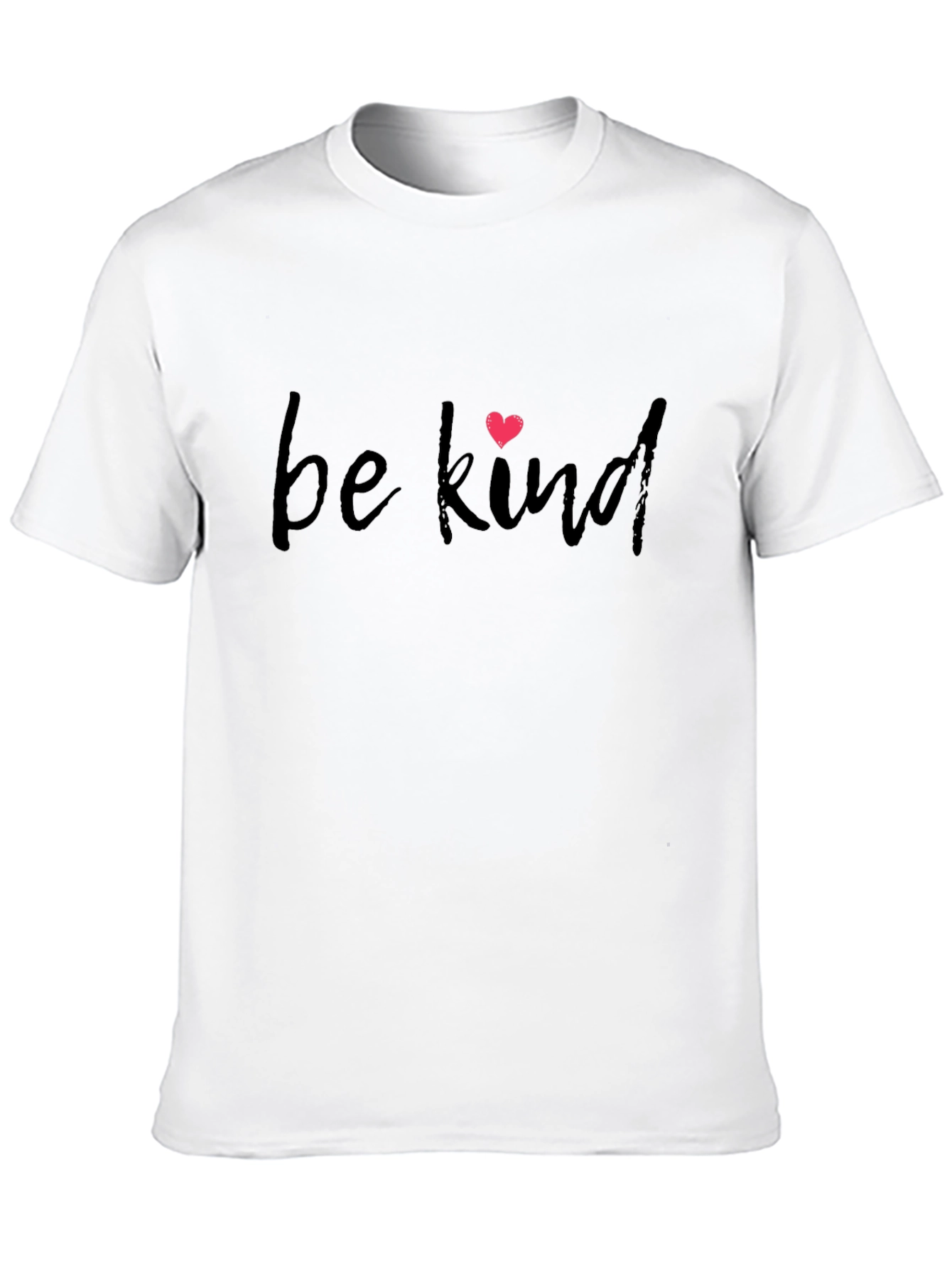Black Be Kind Heart Graphic T-Shirt - Black view 10