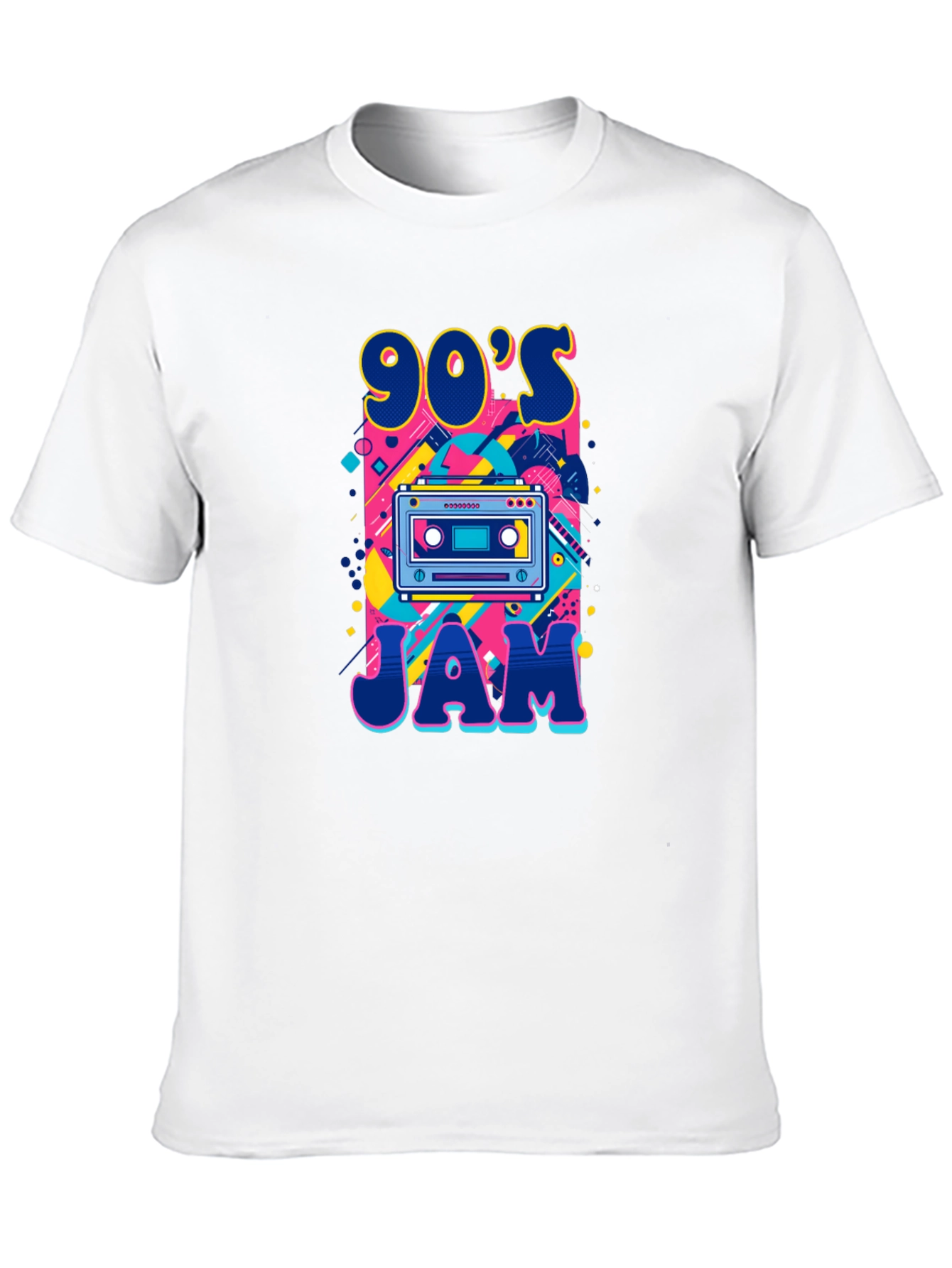 90's Jam Cassette Tape Retro Graphic T-Shirt - 10