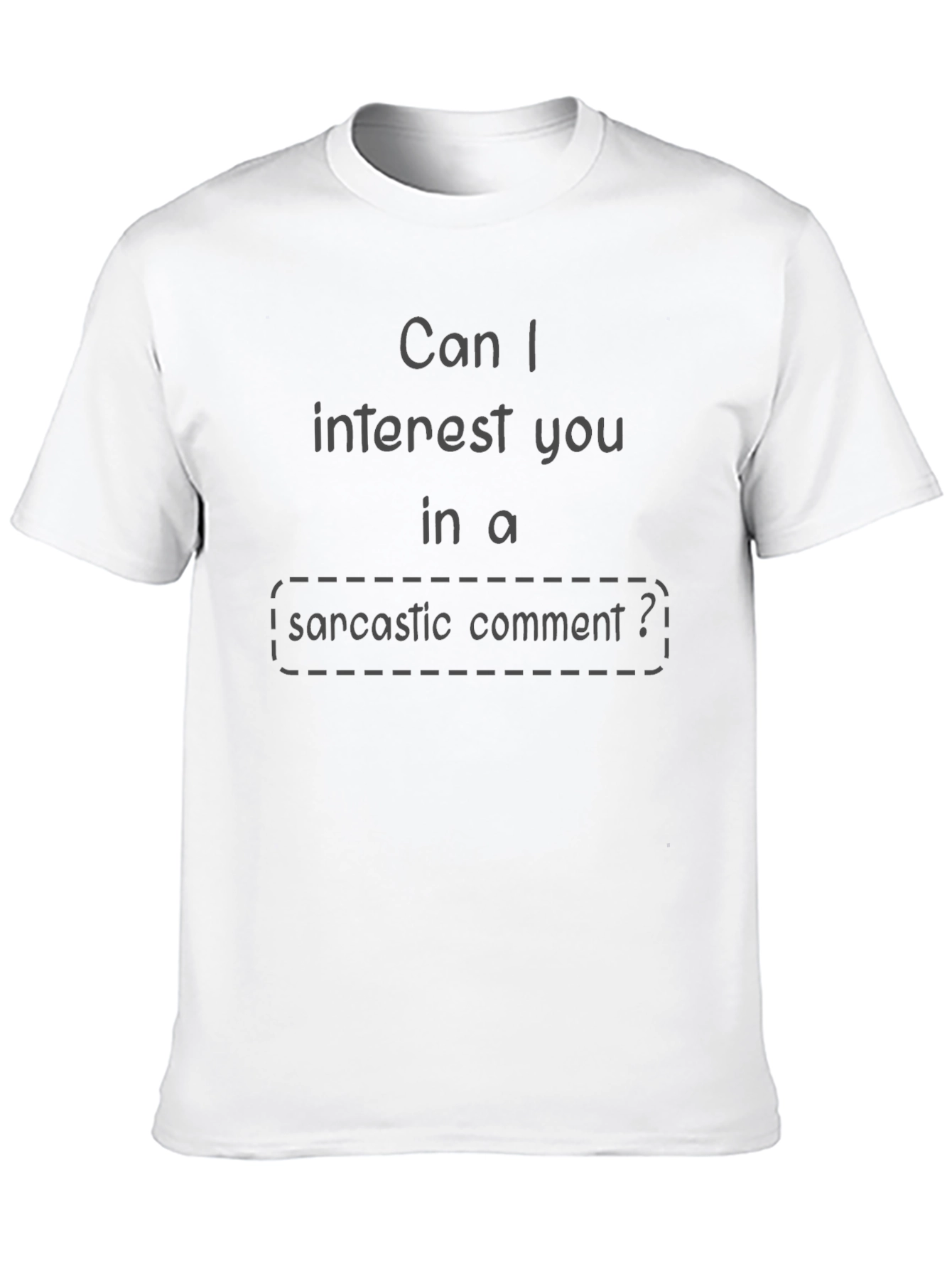 Black Sarcastic Comment T-Shirt - Humor Tee view 10