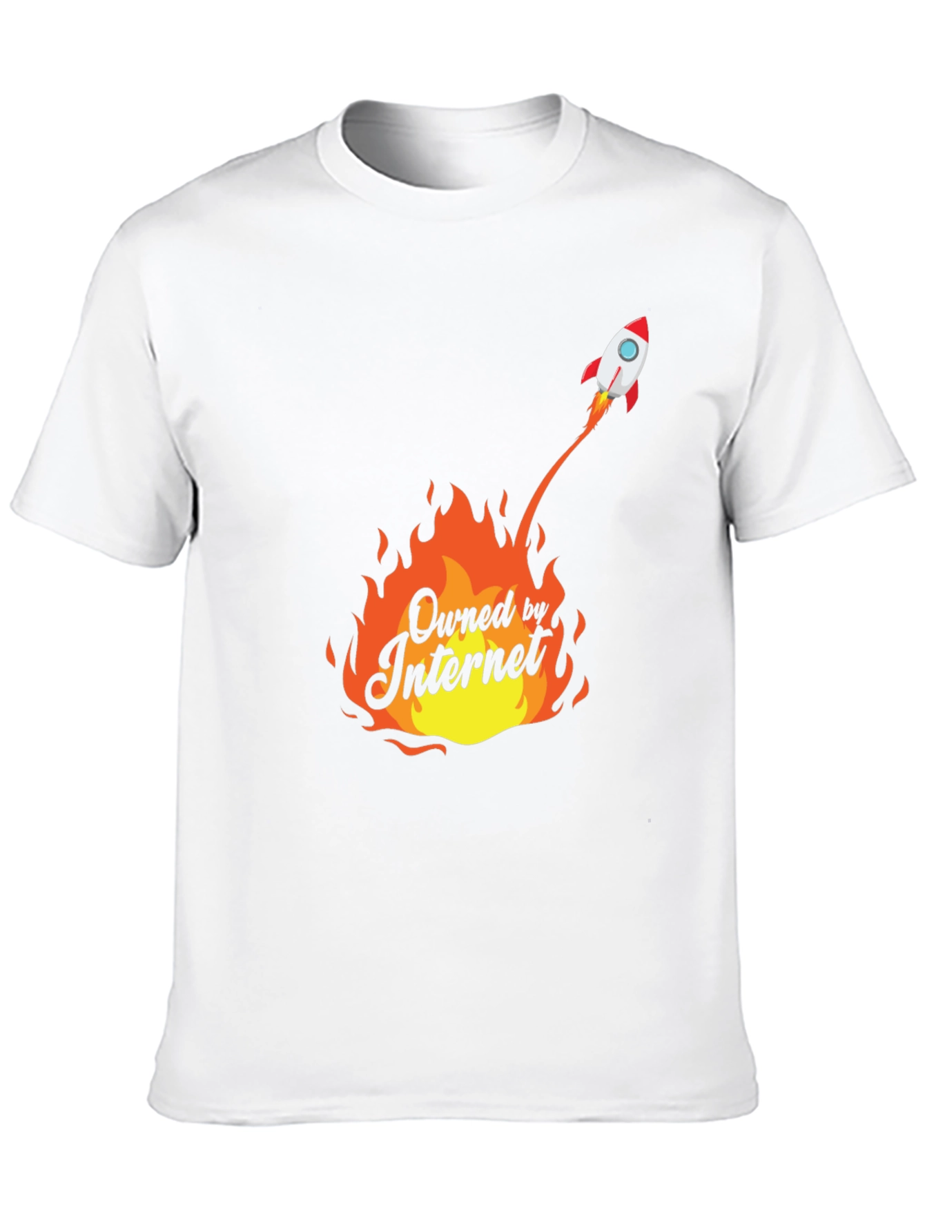 Owned By Internet Rocket Black T-Shirt - 10