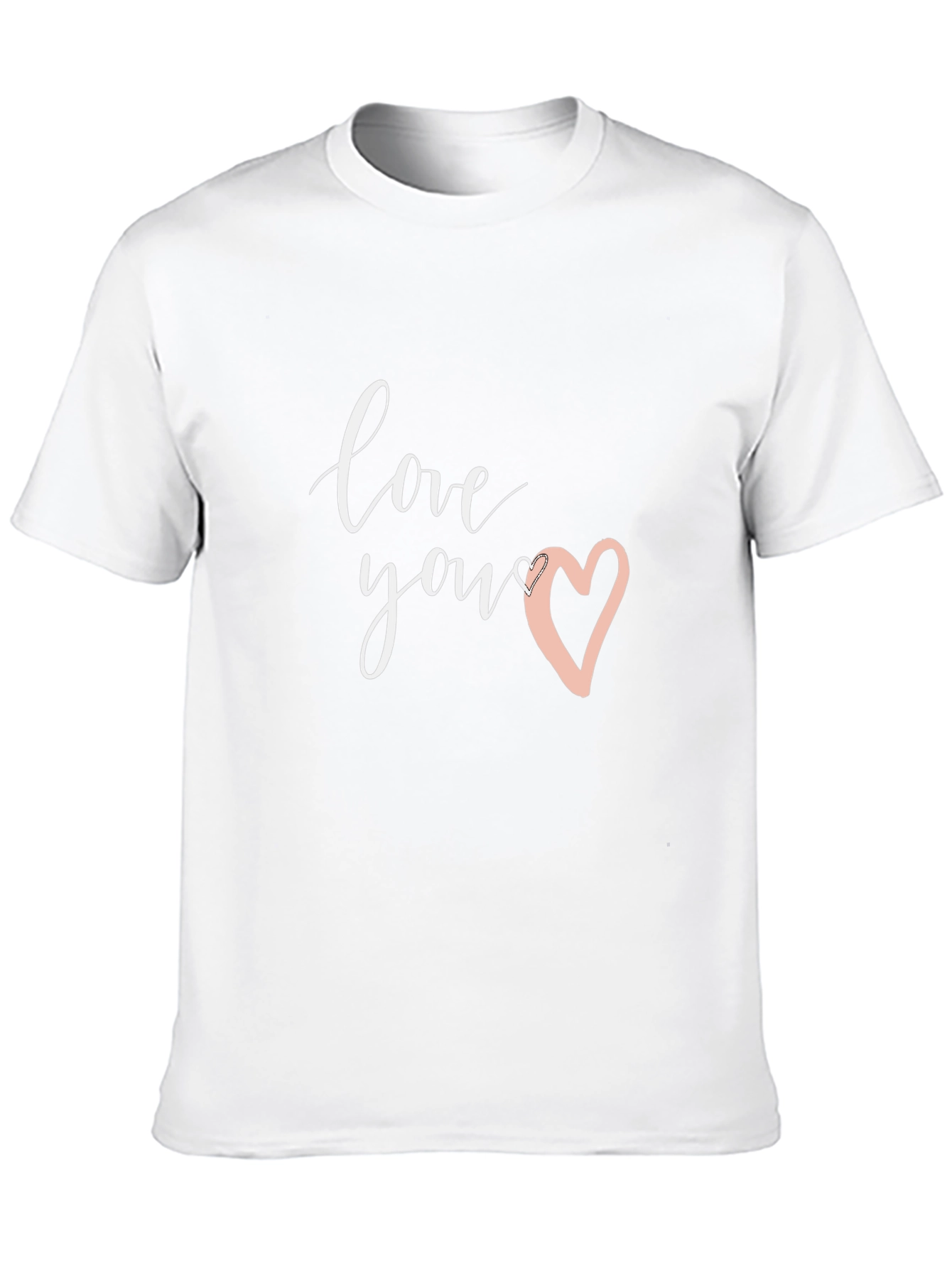 Black Love You Heart Graphic Tee - Black view 10
