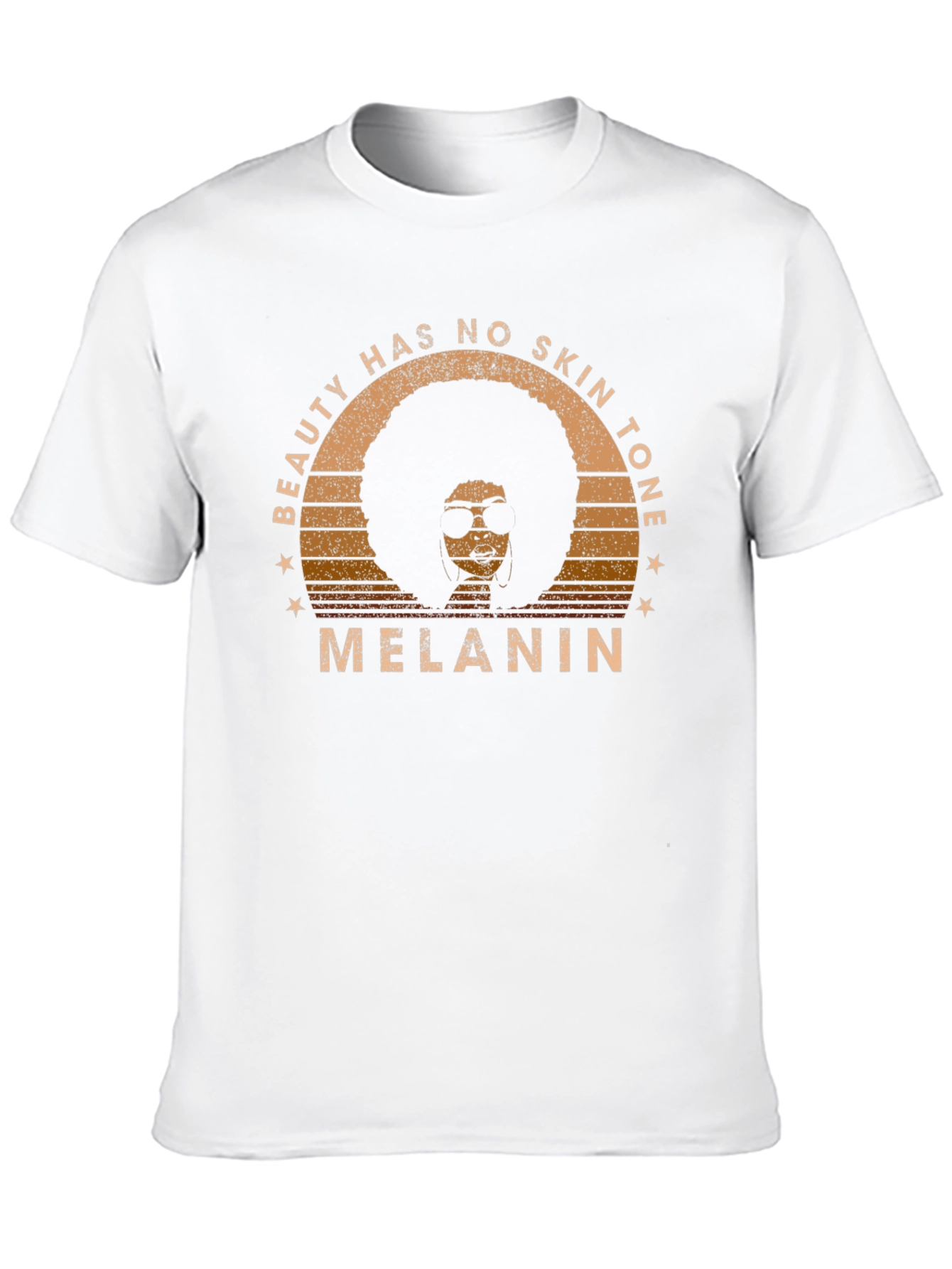 Black Beauty Has No Skin Tone Melanin Graphic Tee view 10