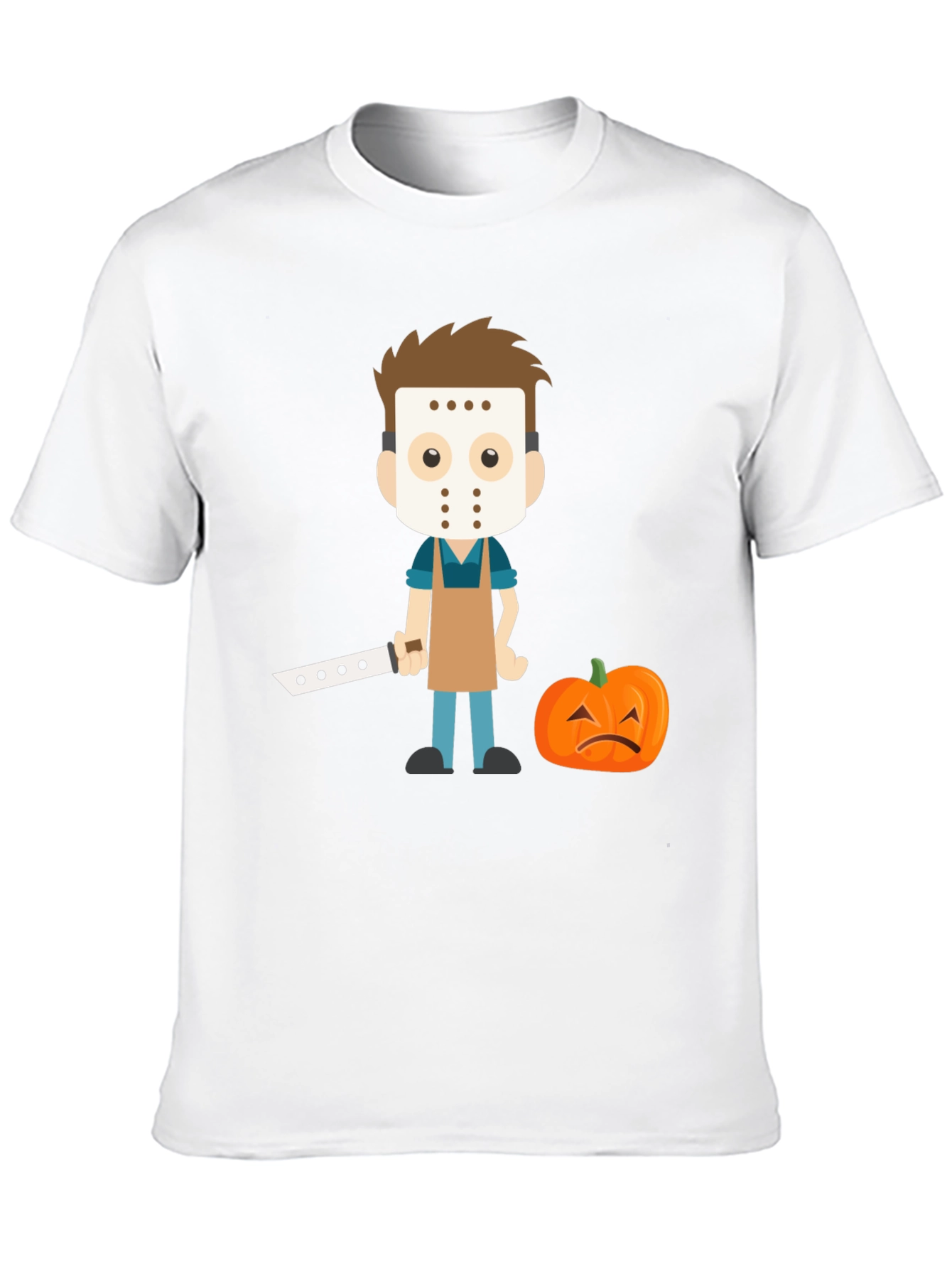 Black Halloween Cartoon Graphic Tee view 10