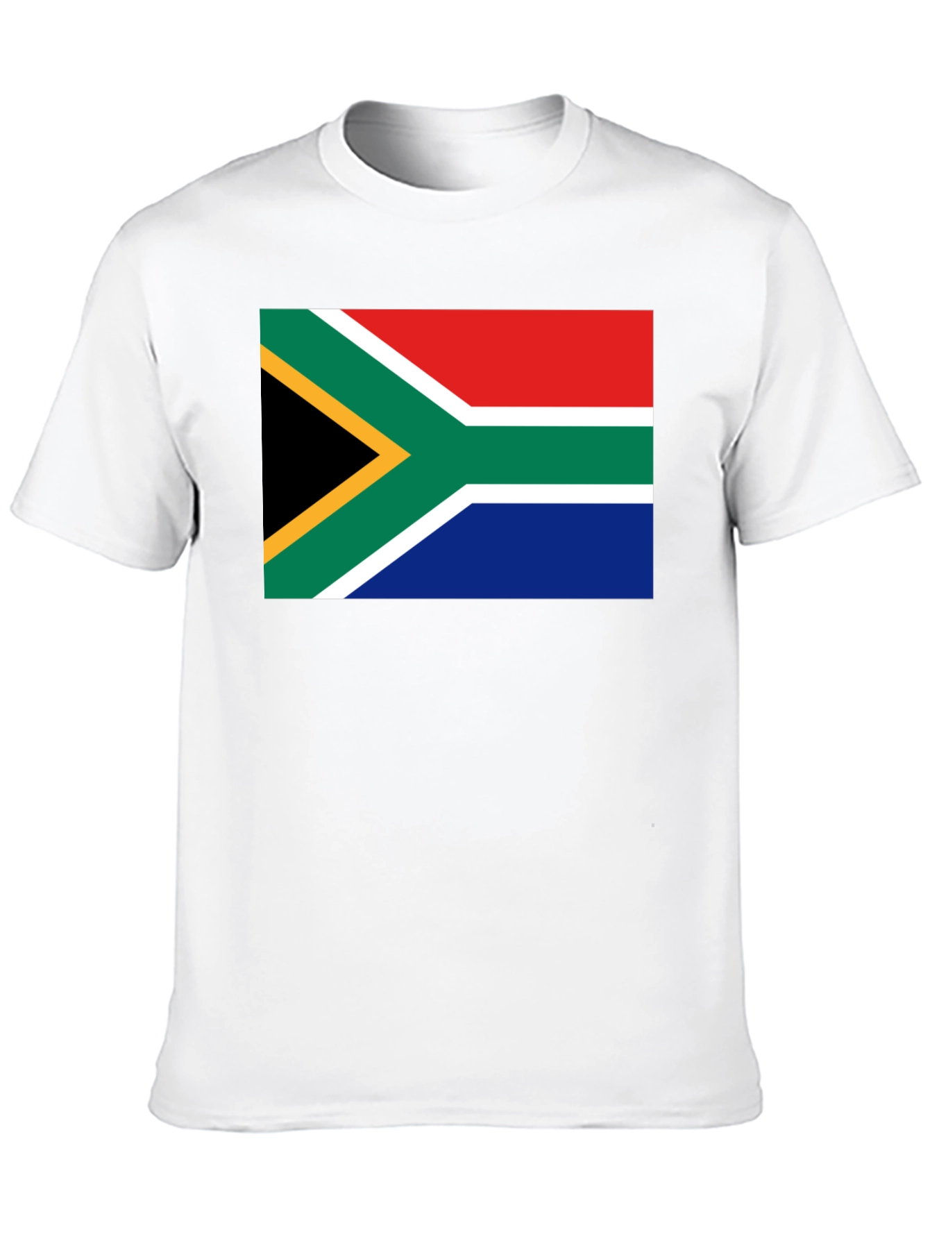 Black South Africa Flag Graphic Tee - Black view 10