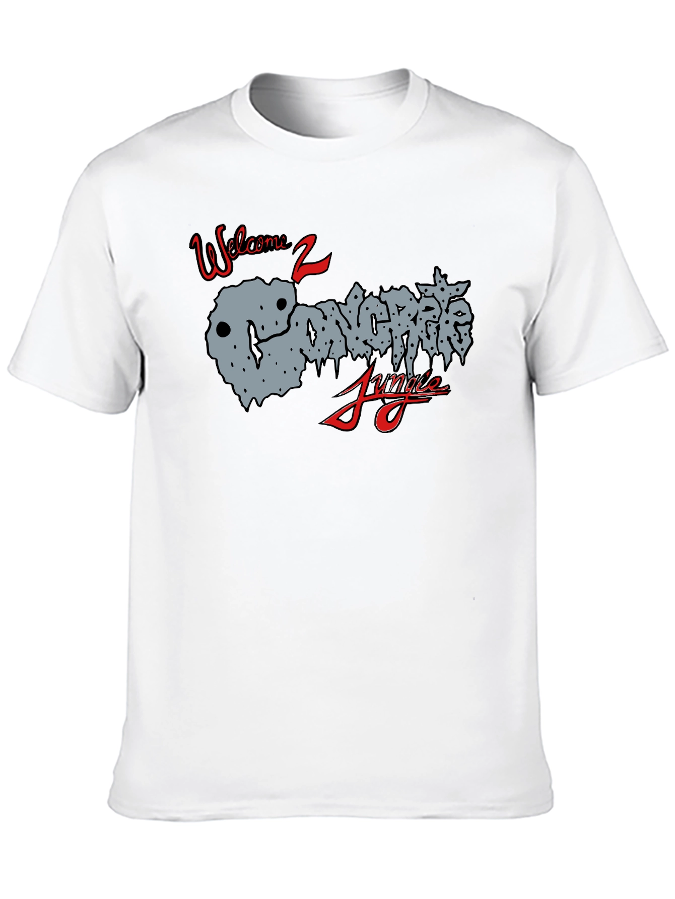 Black Concrete Jungle Tee - Welcome 2 the Jungle view 10