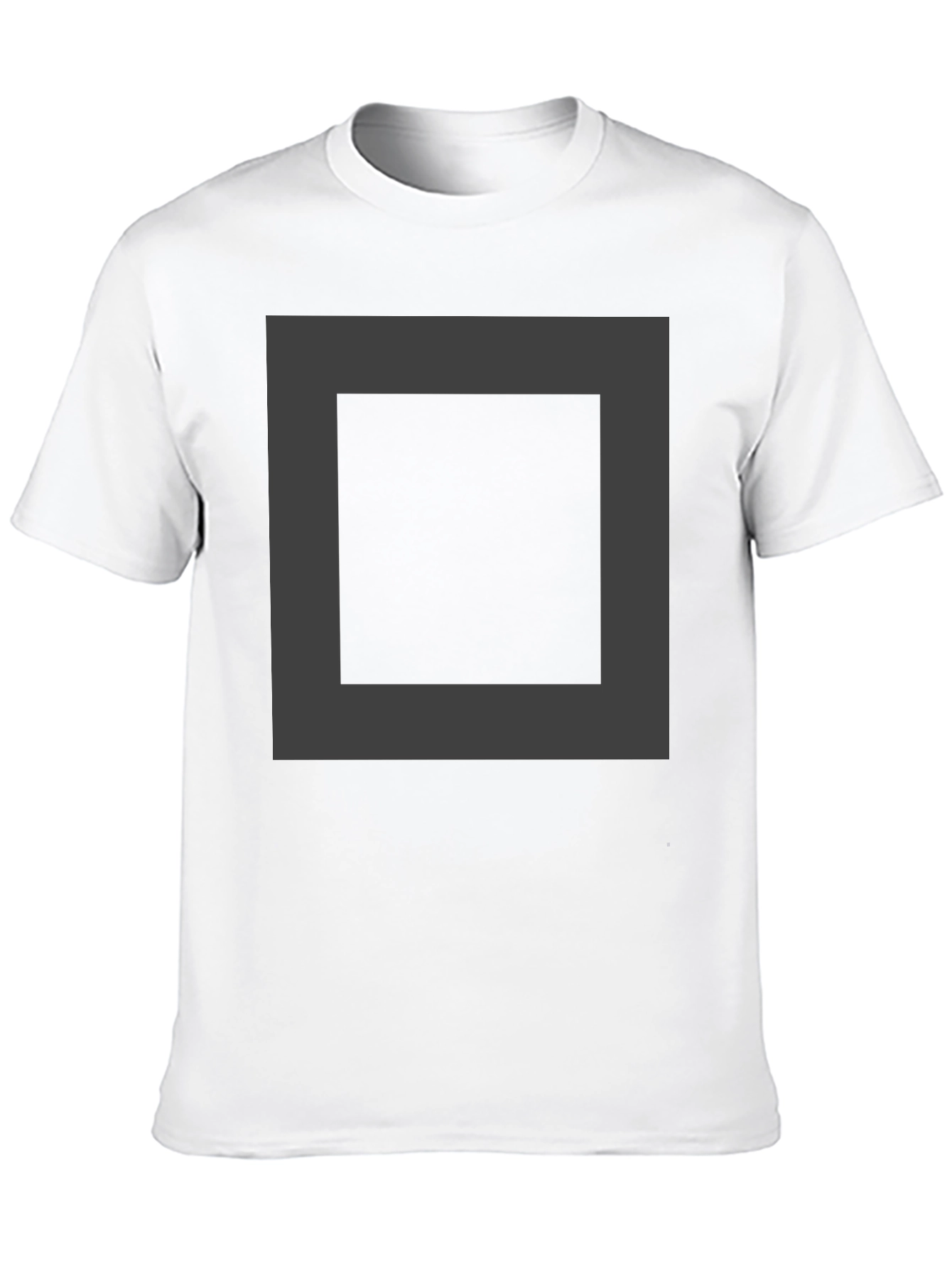 Black Men's Black Crew Neck Short Sleeve T-Shirt view 10