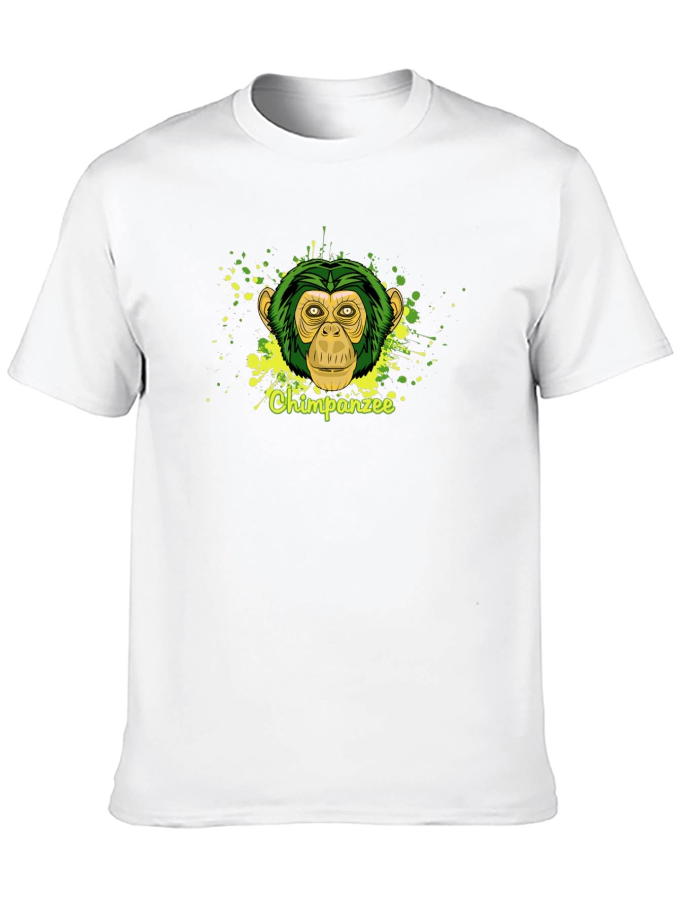 Black Chimpanzee Graphic Tee - Men's Black T-Shirt view 10