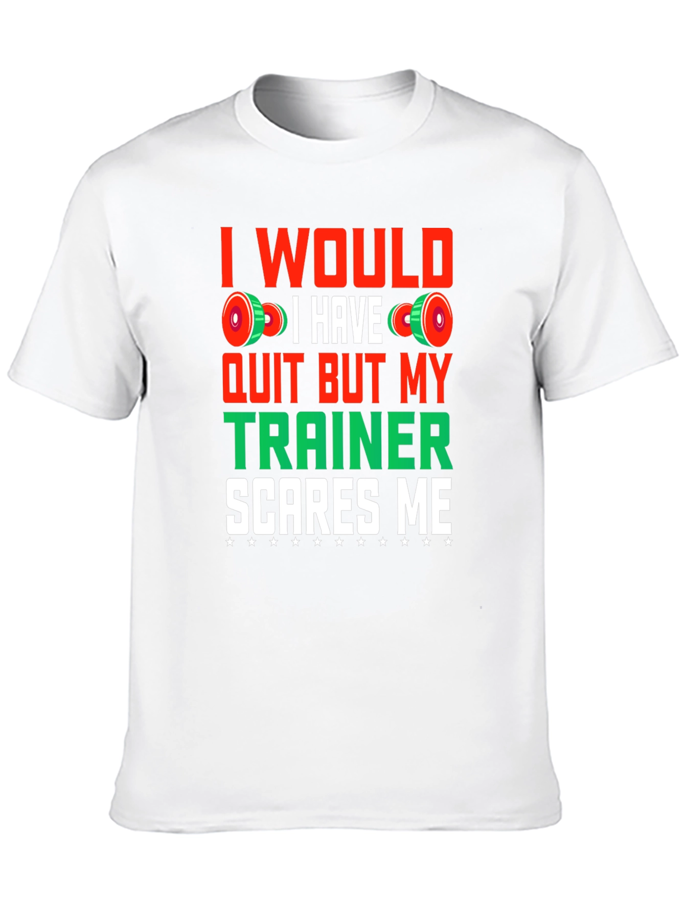 Black Funny Workout Gym Trainer T-Shirt view 10