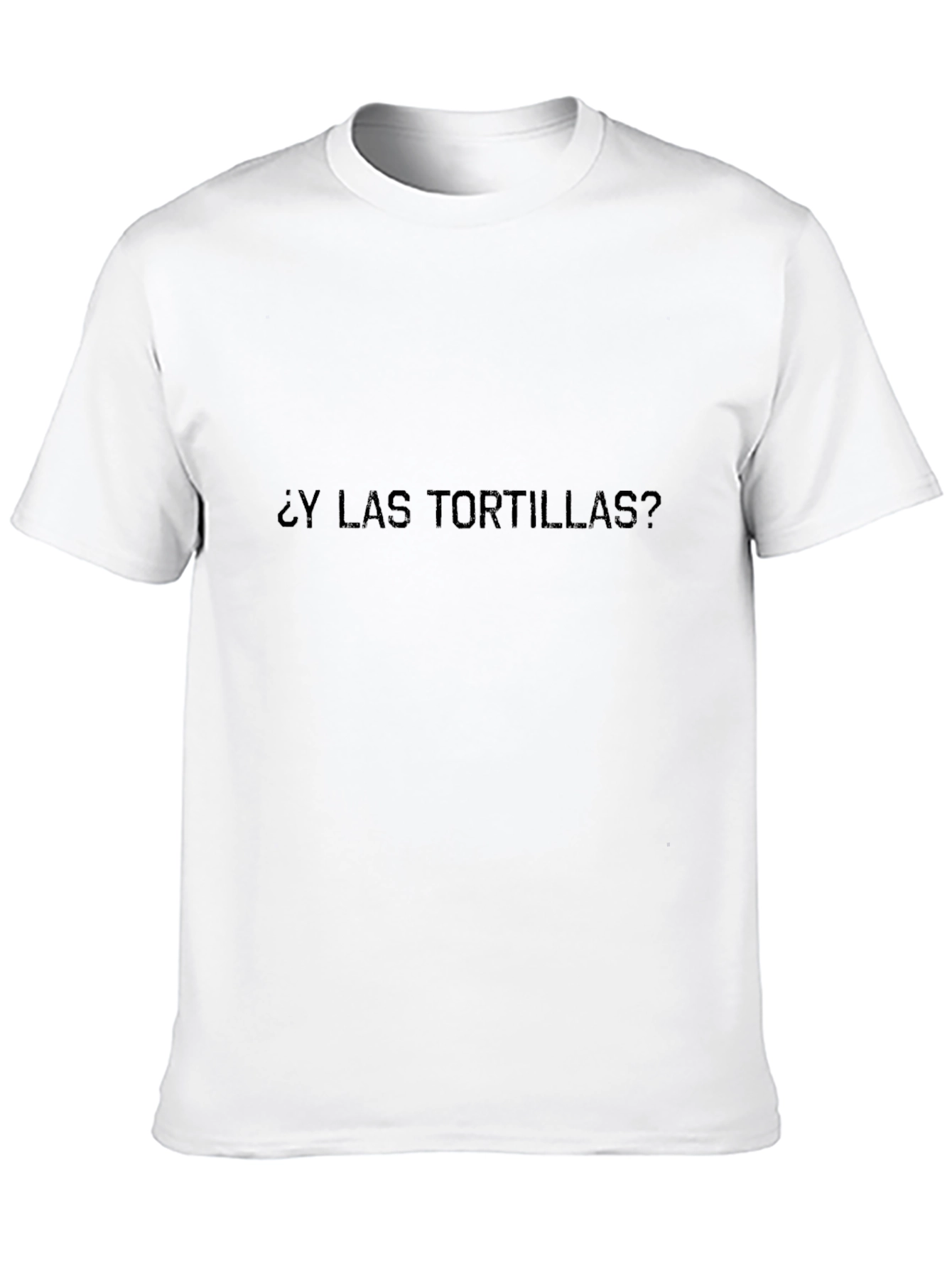 Black ¿Y Las Tortillas? Graphic T-Shirt - Black view 10