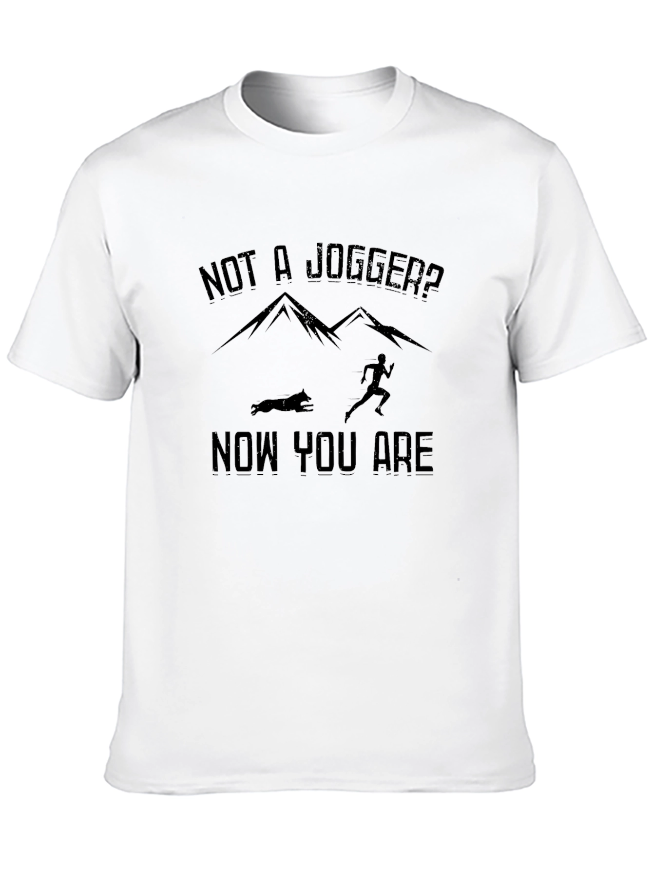 Black Not A Jogger T-Shirt: Funny Running Tee view 10