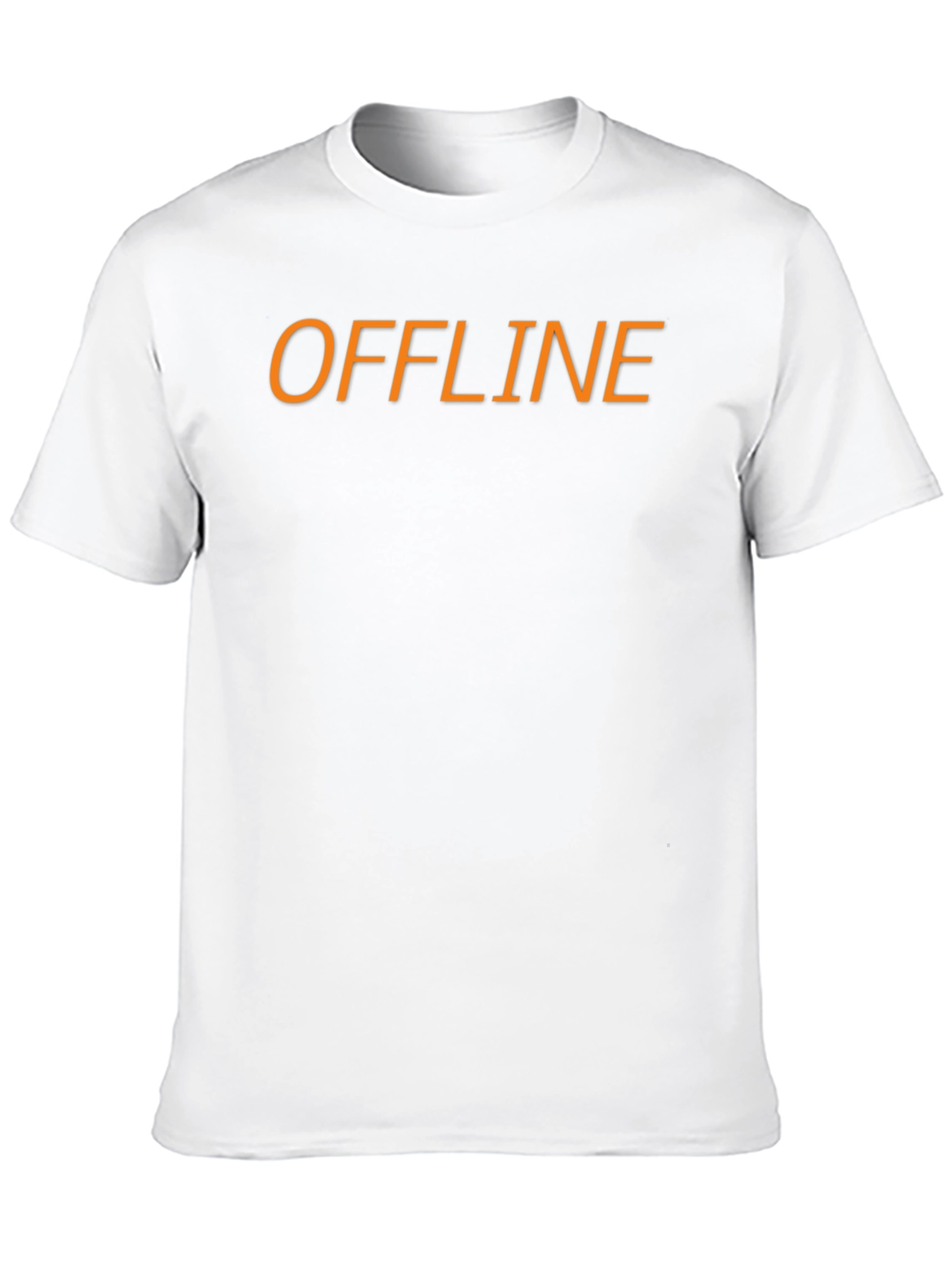 Black Offline Graphic Tee - Casual Black T-Shirt view 10