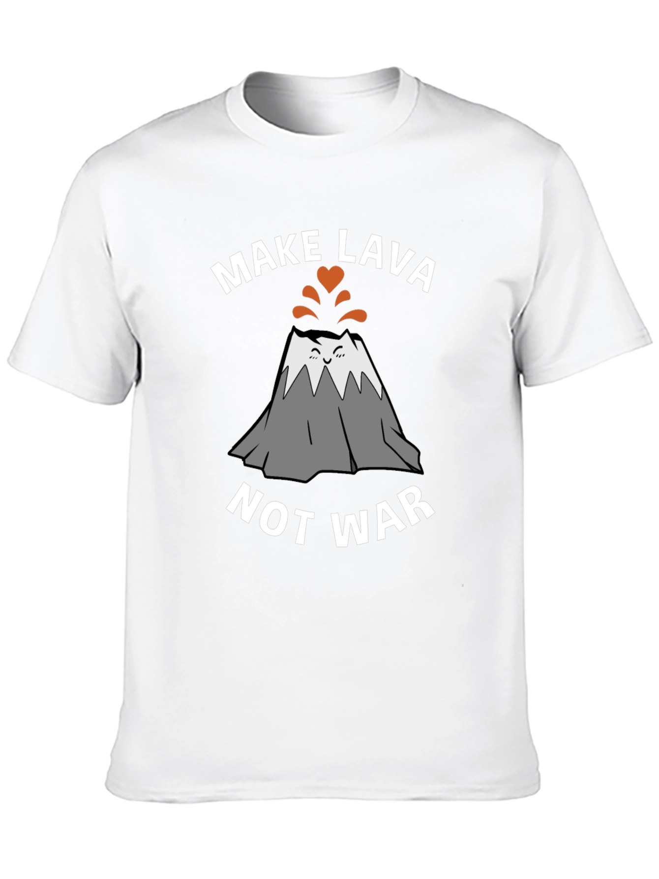 Black Make Lava Not War Graphic T-Shirt view 10