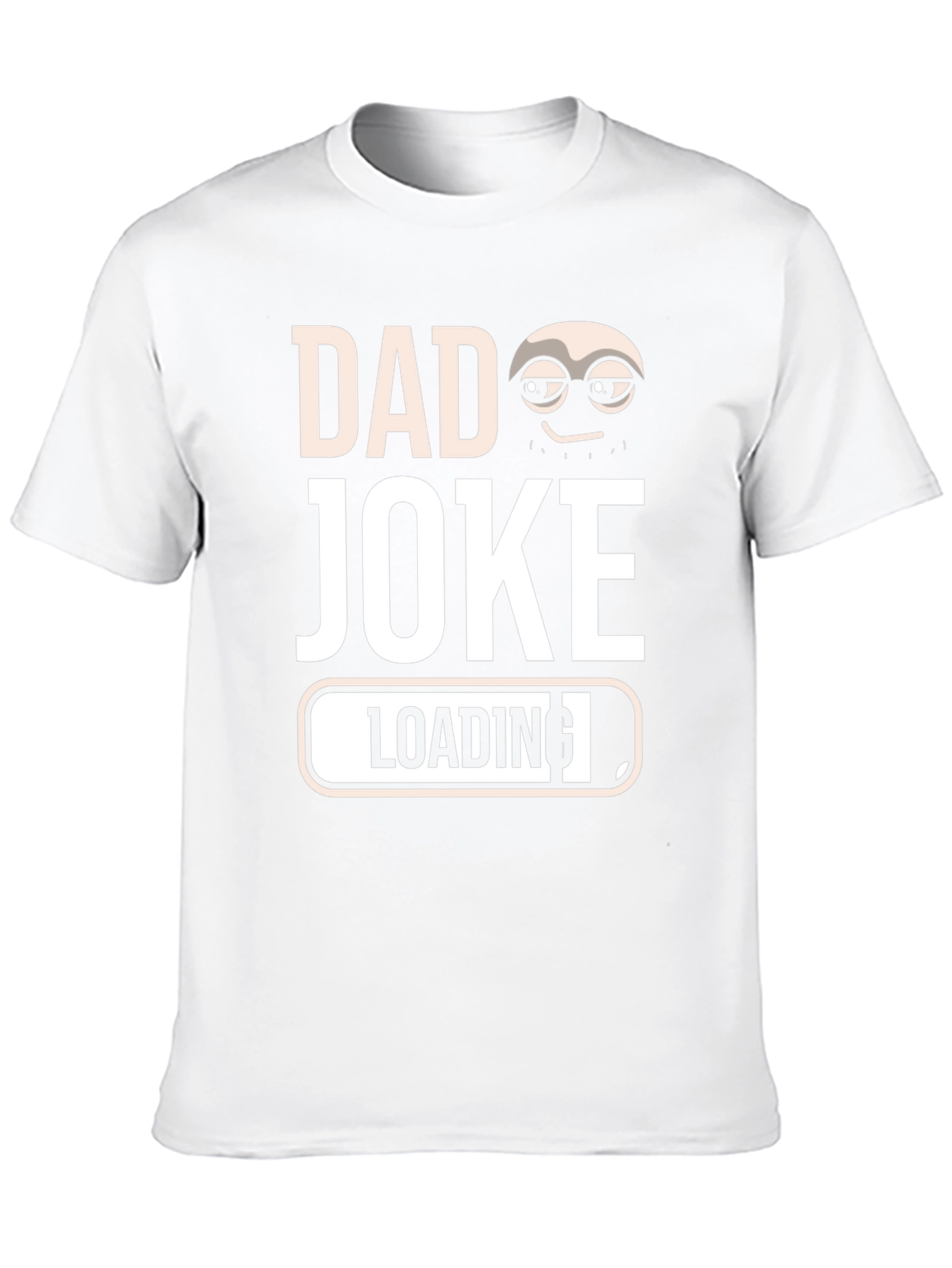 Black Dad Joke Loading T-Shirt - Funny Father's Day Tee view 10