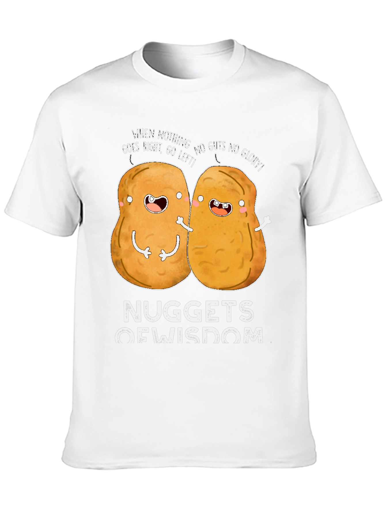 Black Nuggets of Wisdom Funny Graphic T-Shirt view 10