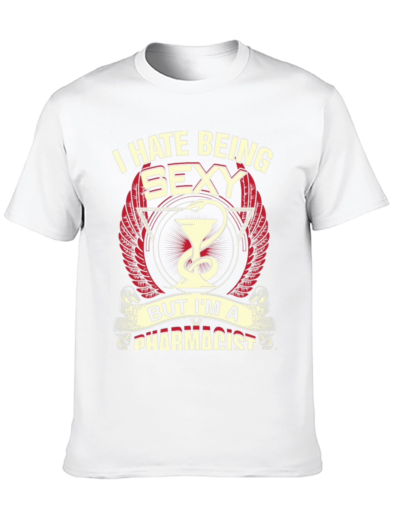 Black Funny Pharmacist T-Shirt - I Hate Being Sexy Tee view 10