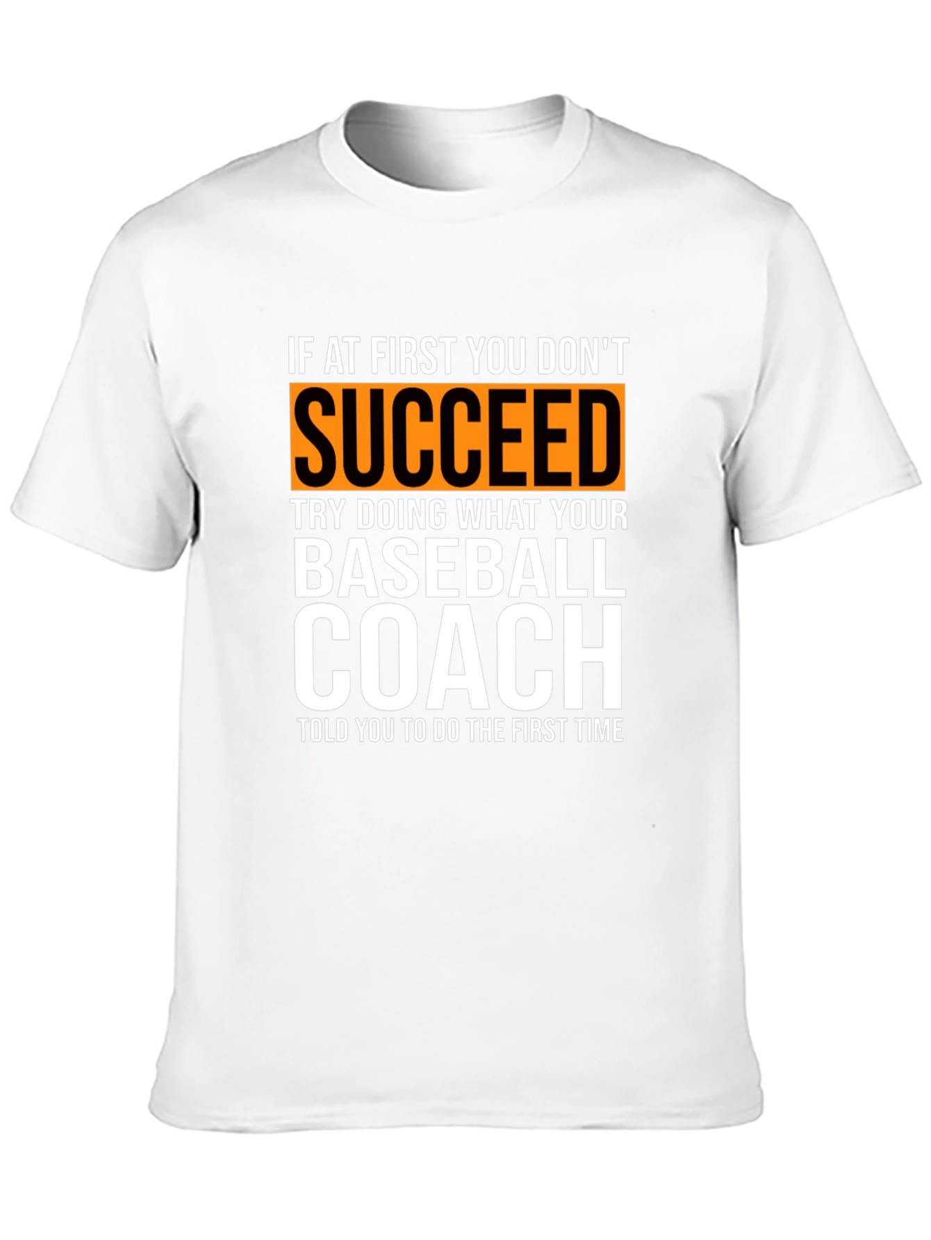 Black Baseball Coach T-Shirt view 10