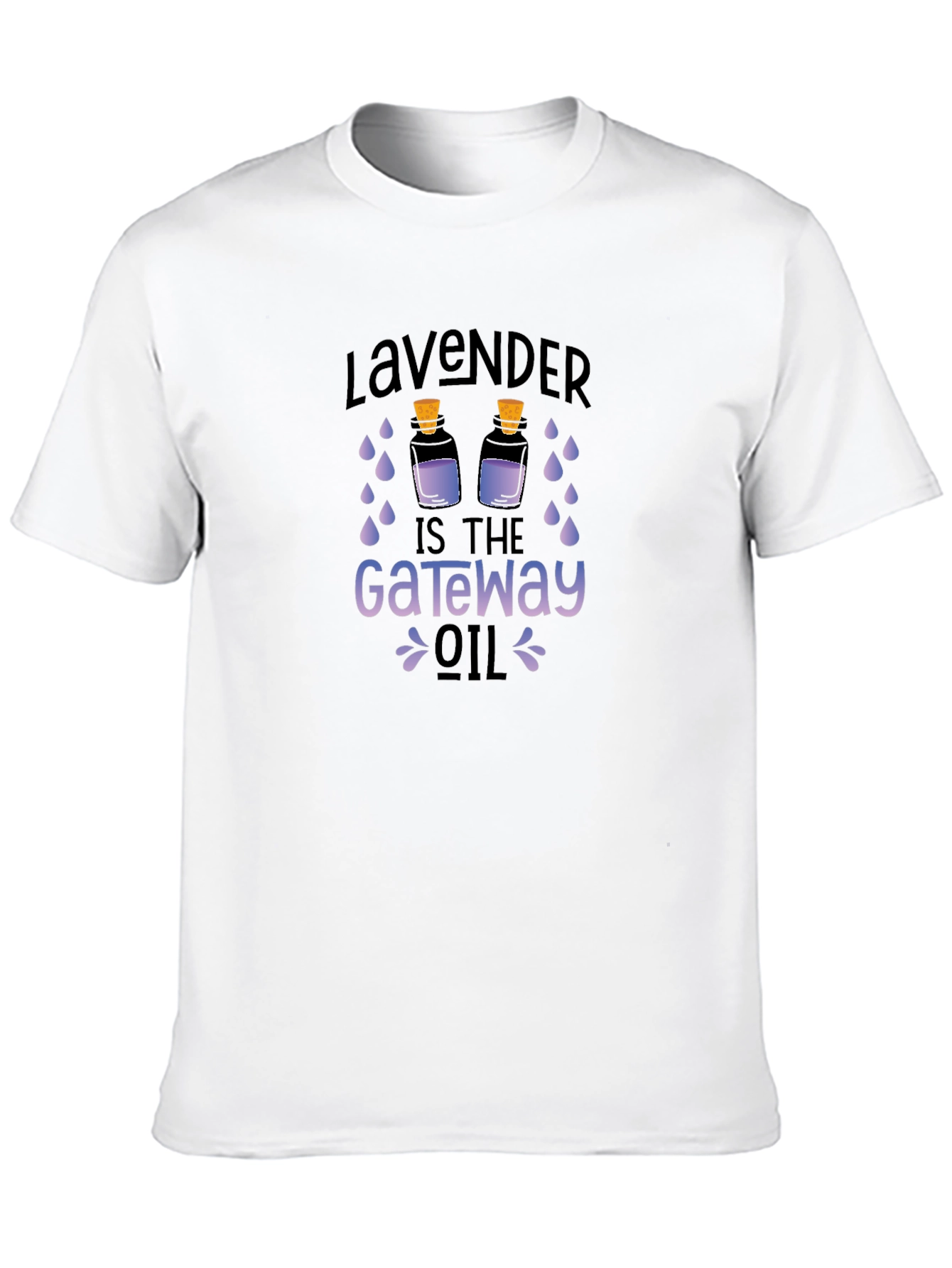 Lavender Gateway Oil Graphic Tee - 10