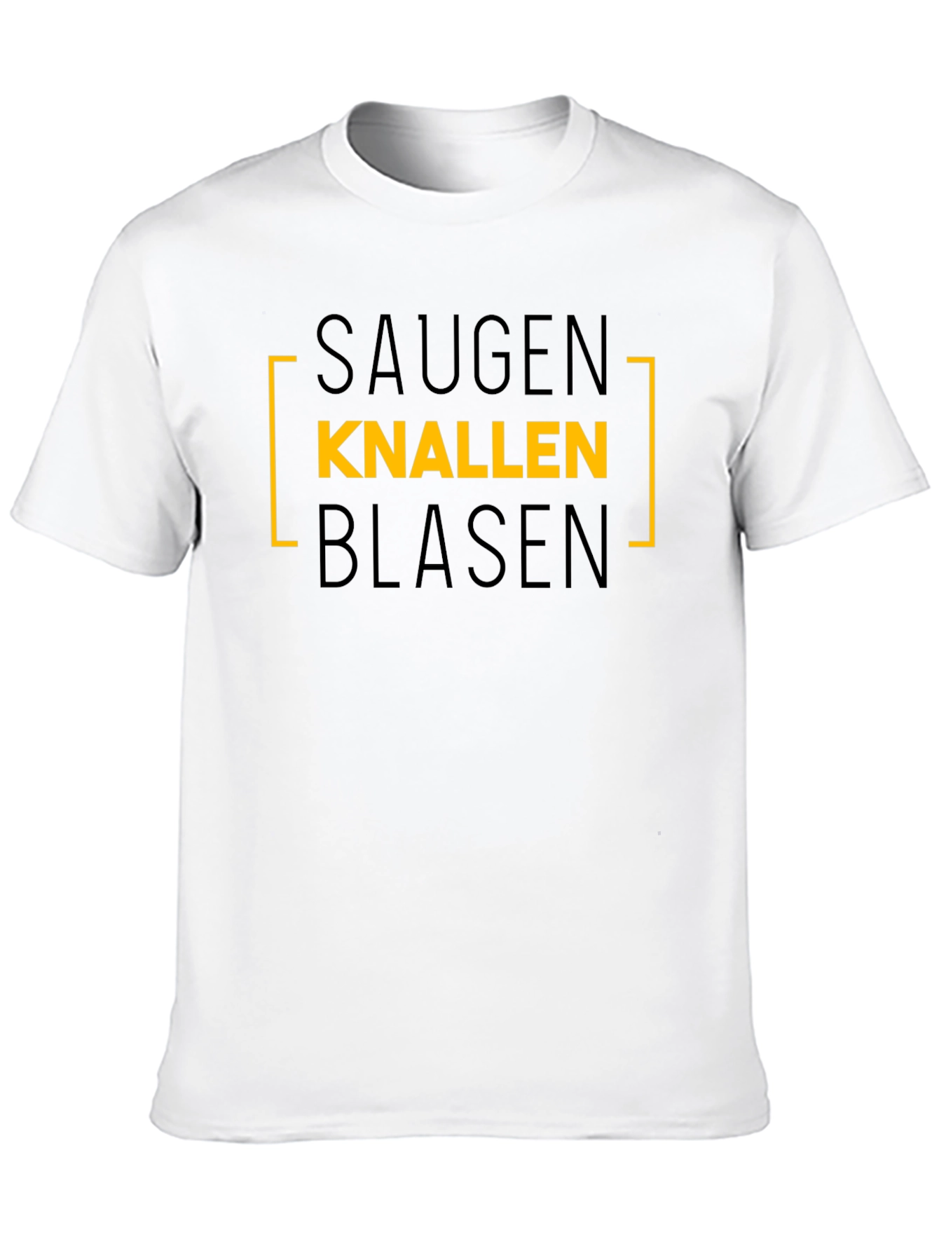 Black Saugon Knallen Blasen Graphic Tee - Bold Design view 10