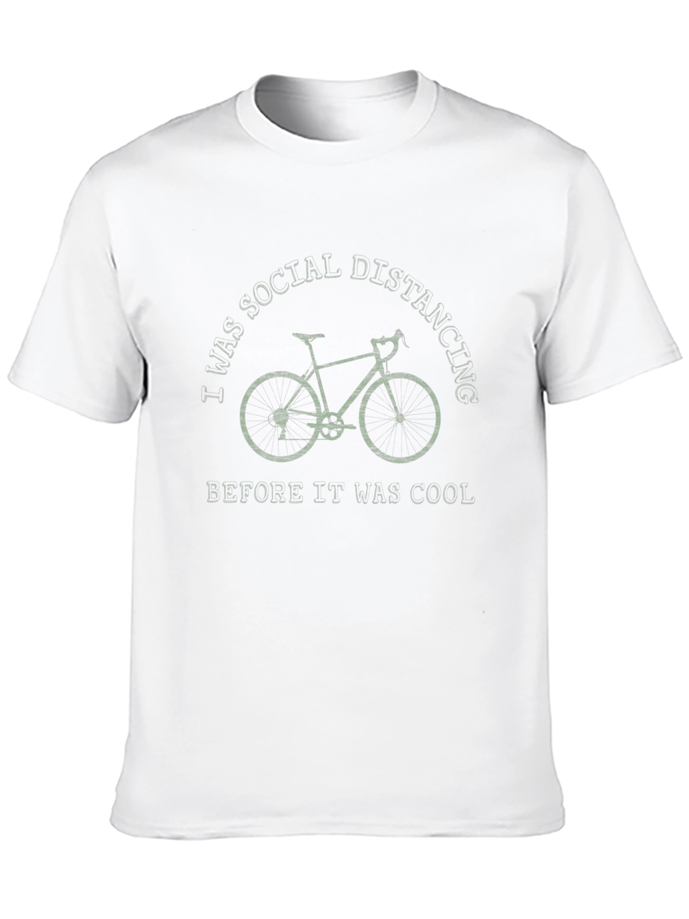 Black Social Distancing Bike T-Shirt - Before It Was Cool view 10