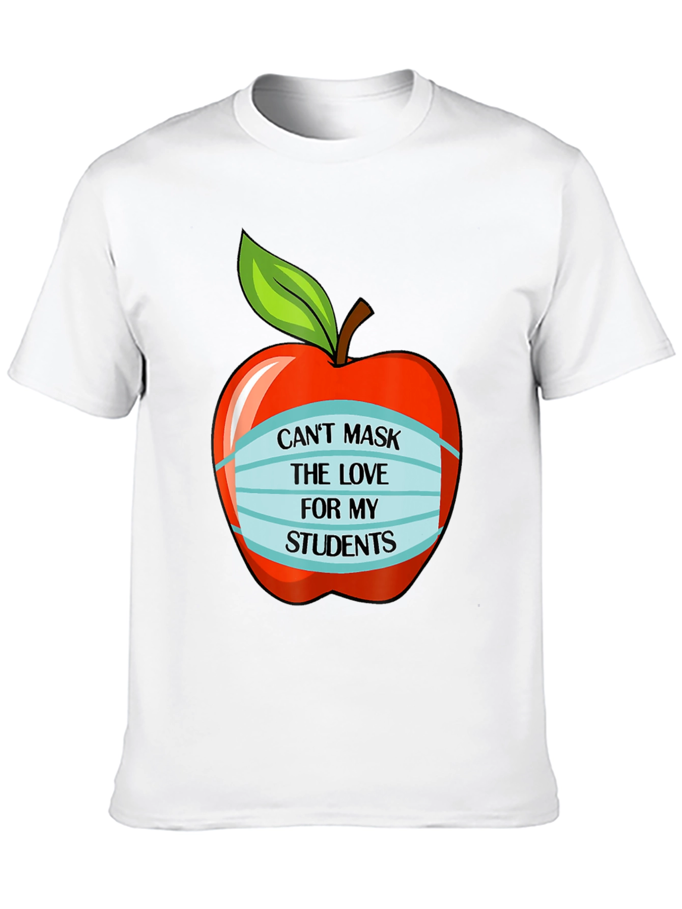 Black Teacher Love Mask T-Shirt view 10