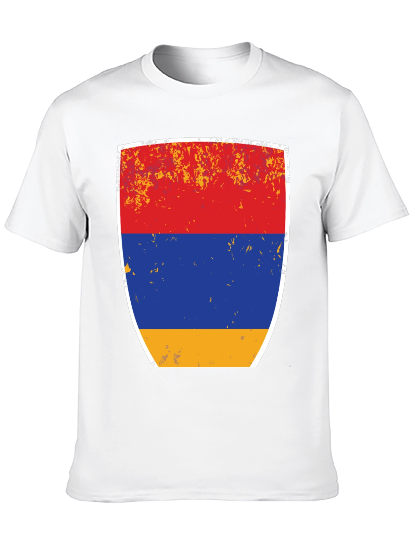 Armenian Flag Shield Graphic T-Shirt - 10