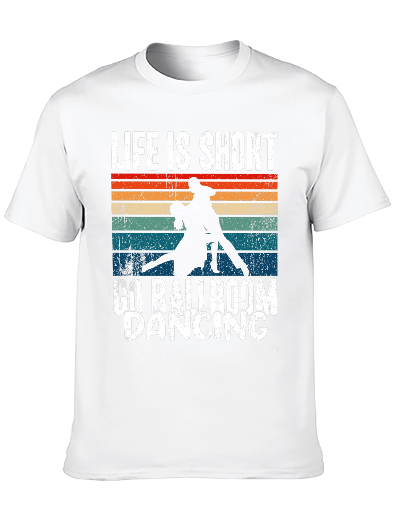 Black Life is Short Ballroom Dancing T-Shirt view 10