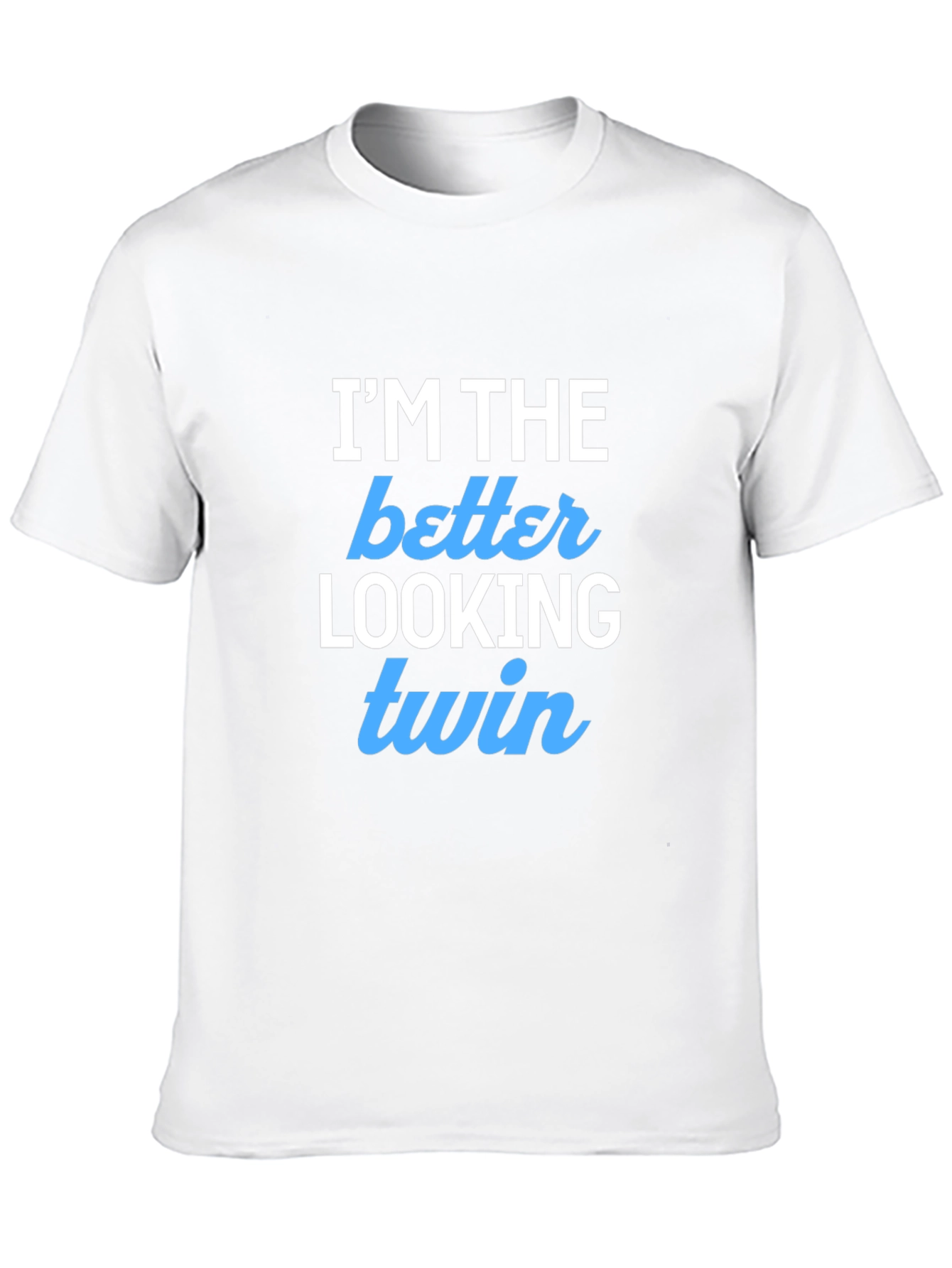 Black Better Looking Twin Black Graphic Tee view 10