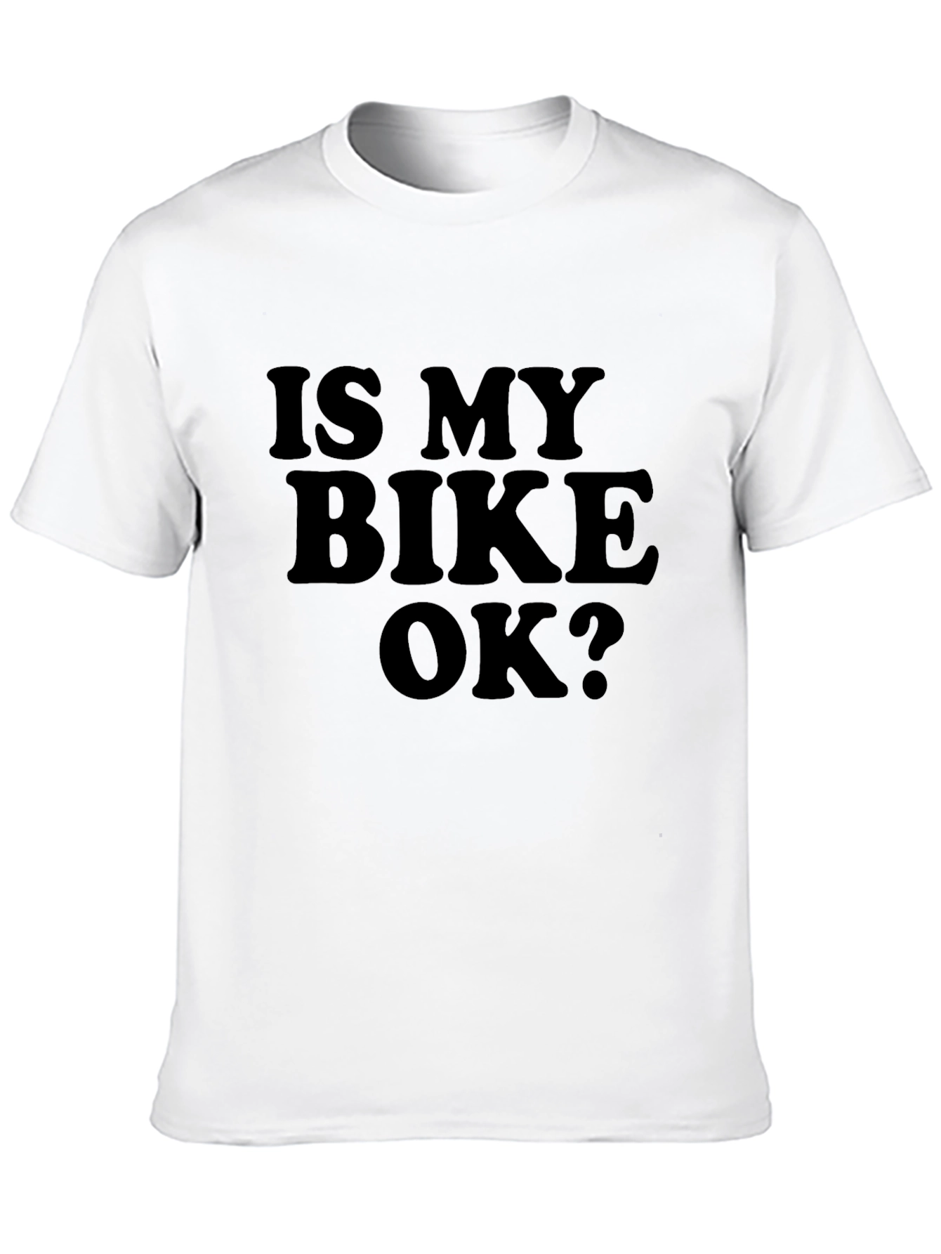 Black Is My Bike OK? Graphic Tee - Casual Comfort view 10