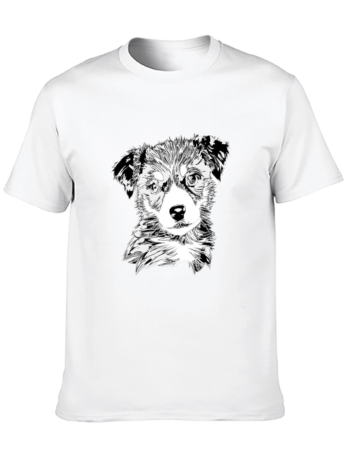 Black Dog Graphic Black T-Shirt view 10