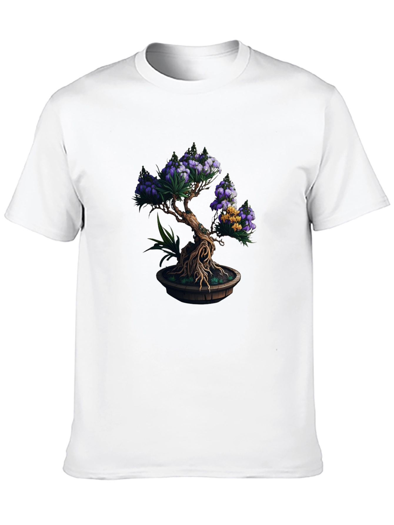 Black Bonsai Tree Graphic Tee - Nature Inspired Style view 10