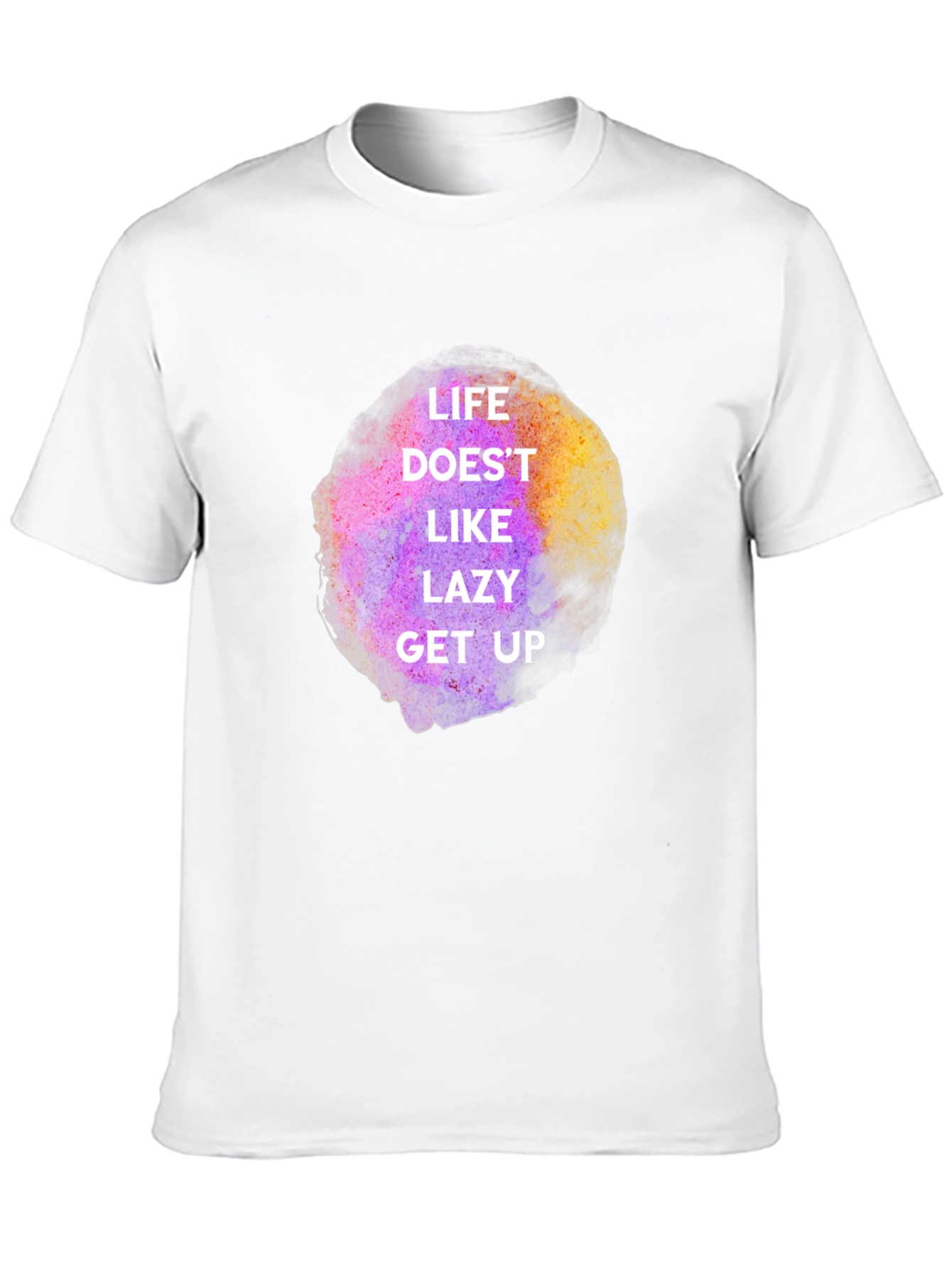Black Life Doesn't Like Lazy Get Up Graphic Tee - Black view 10