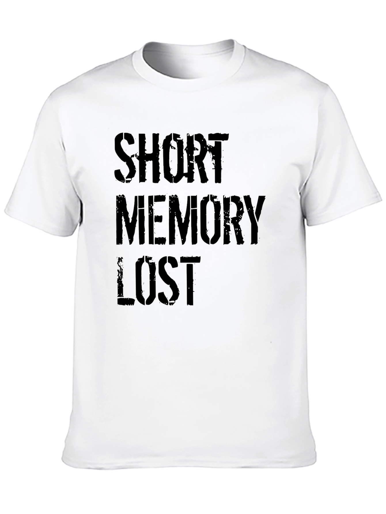 Black Short Memory Lost Graphic Tee view 10