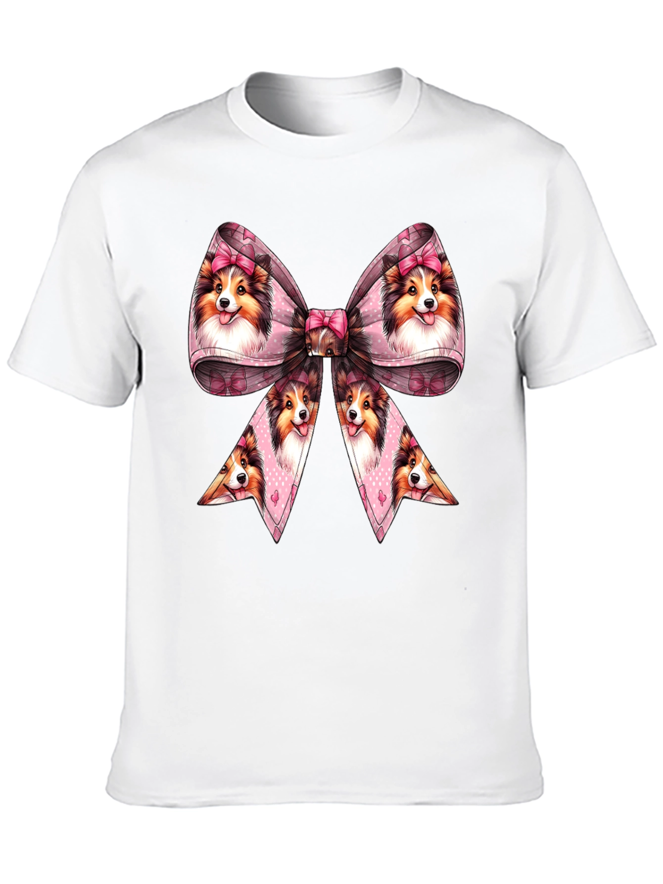 Black Dog Bow T-Shirt - Cute Pet Lover Tee view 10