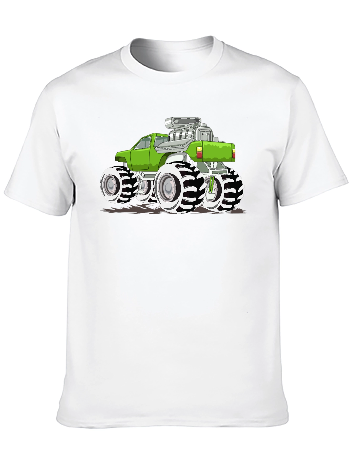 Black Monster Truck Graphic Tee - Black view 10